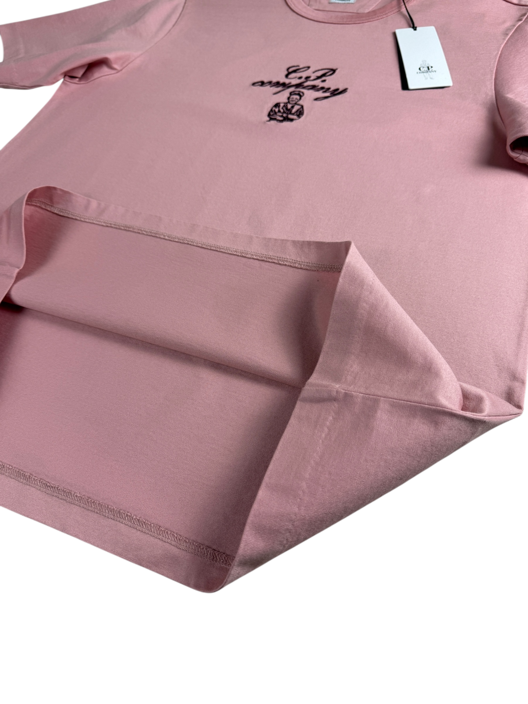TEE-SHIRT C.P COMPANY - ROSE - NEUF