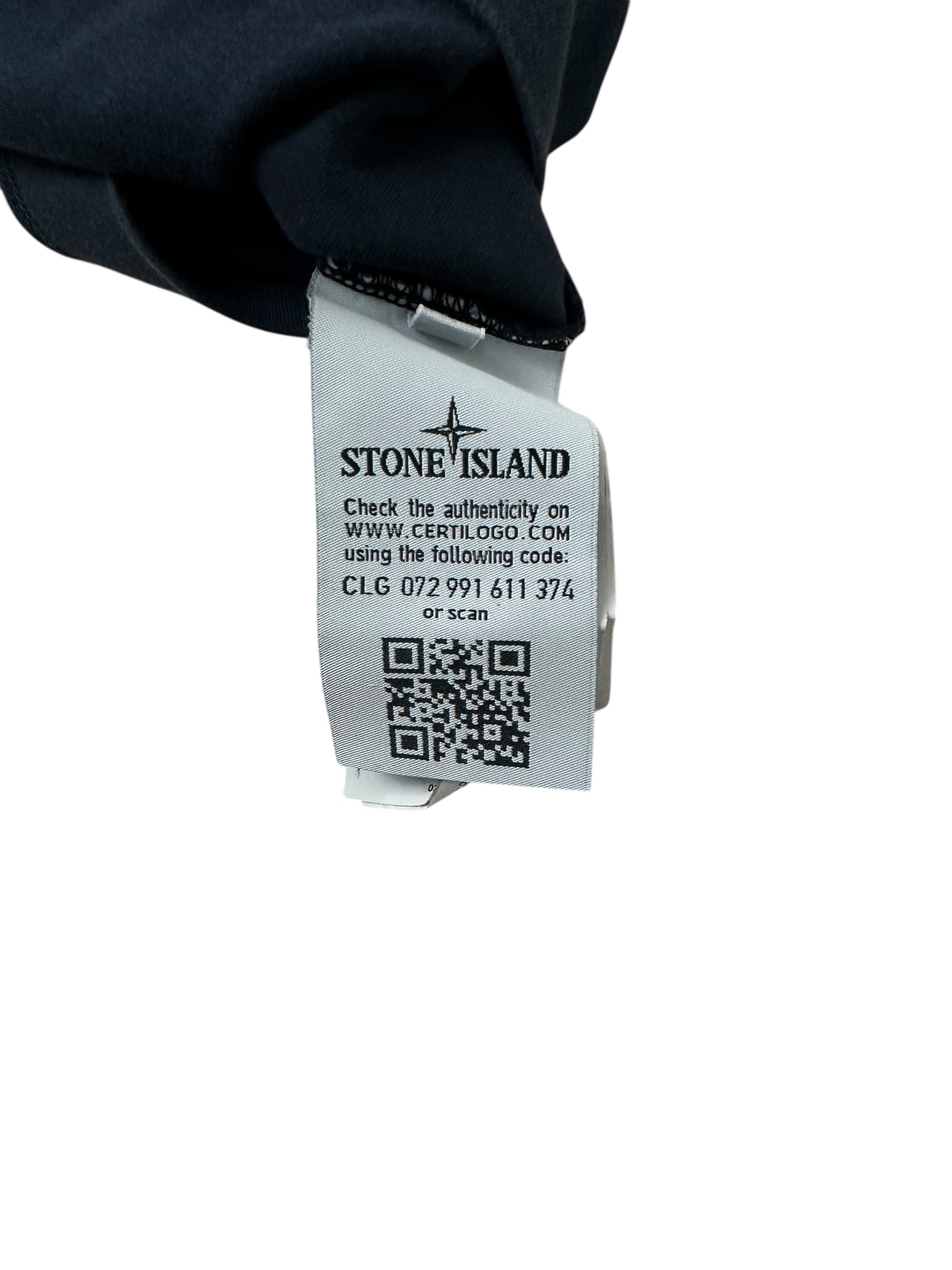 PULL LÉGER MANCHE LONGUE STONE ISLAND - MARINE - TAILLE M