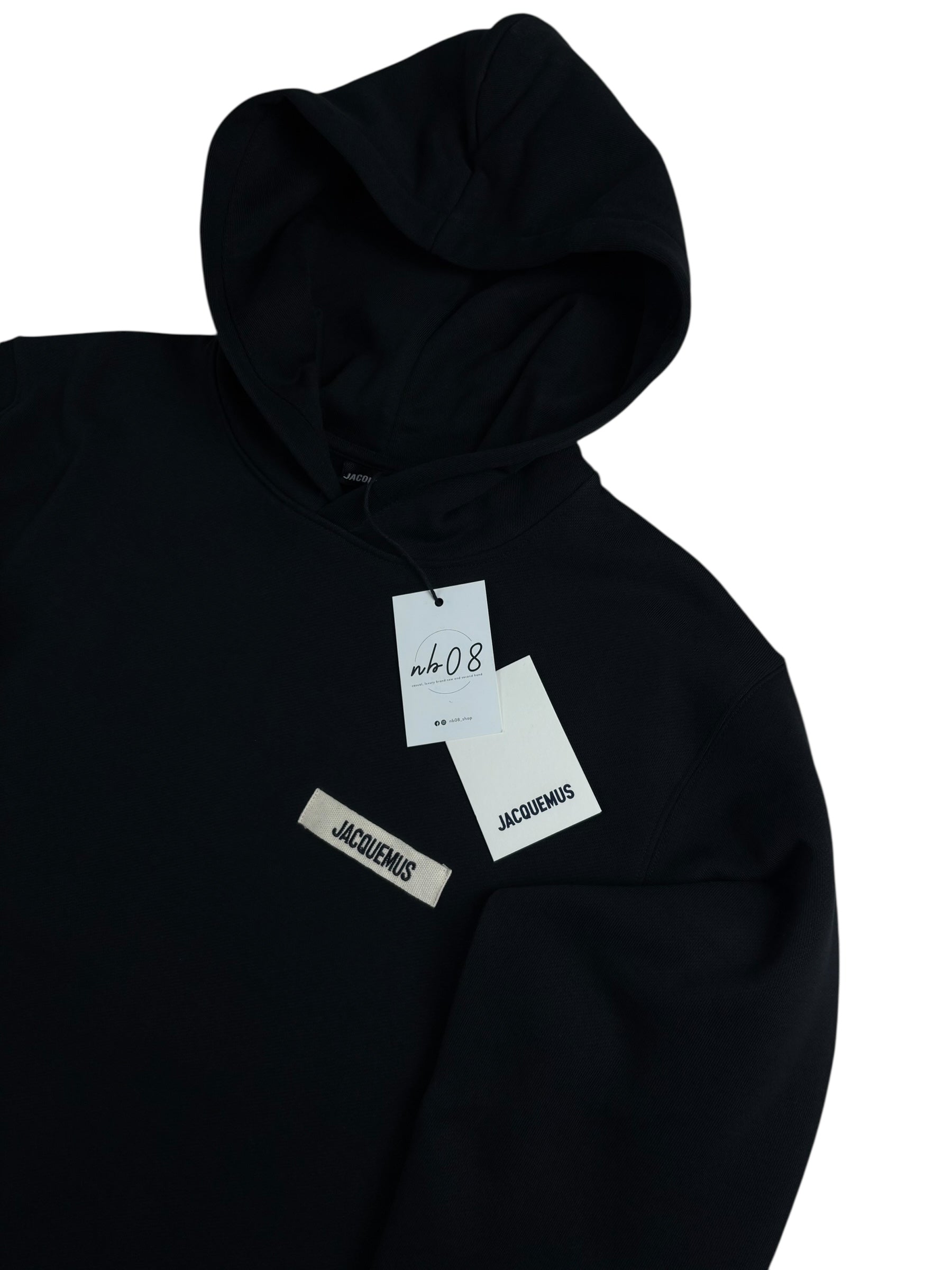 HOODIE JACQUEMUS GROS GRAIN - NOIR - NEUF