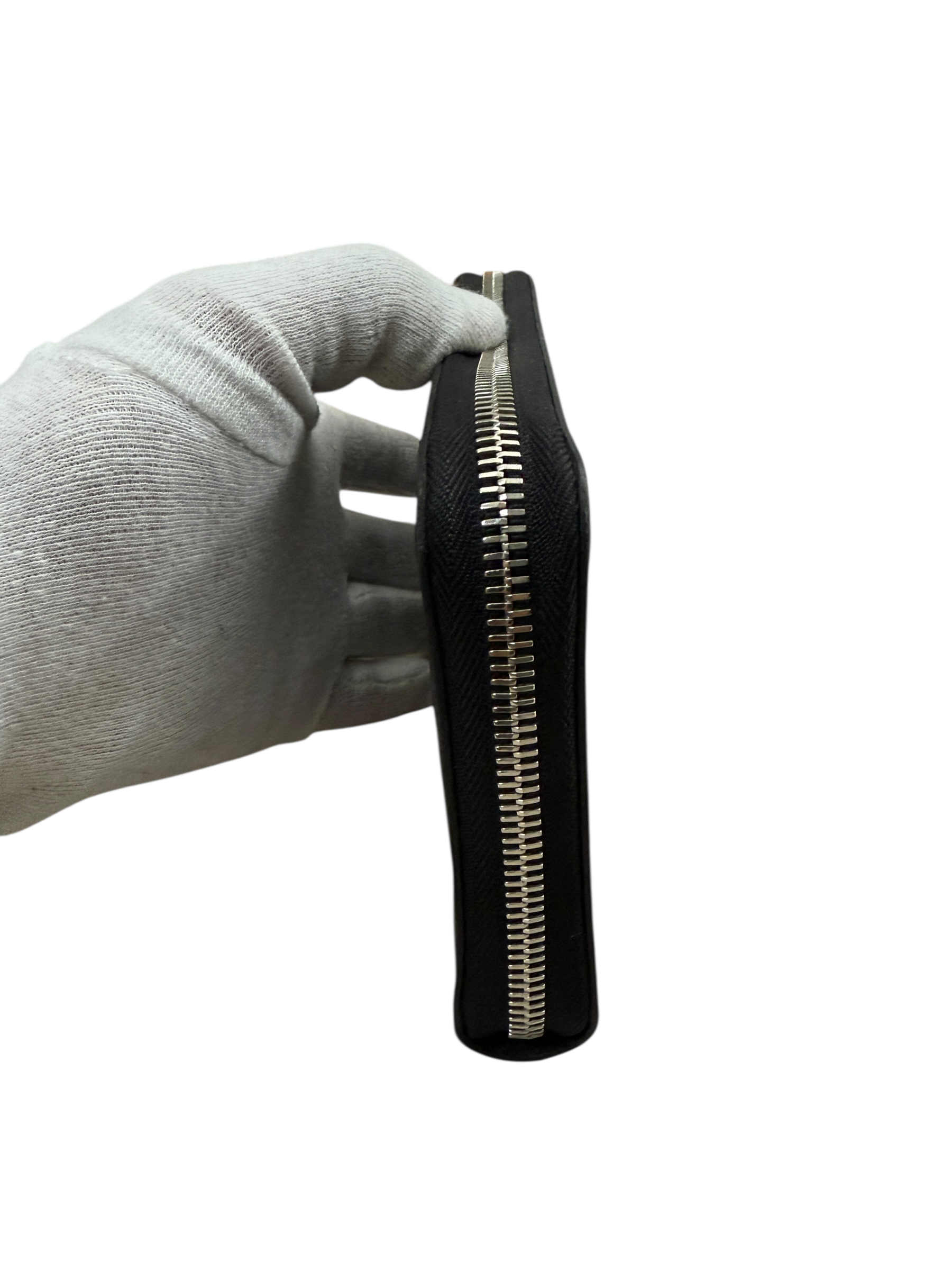 PORTE FEUILLE LOUIS VUITTON ZIPPY - TOILE DAMIER - NOIR