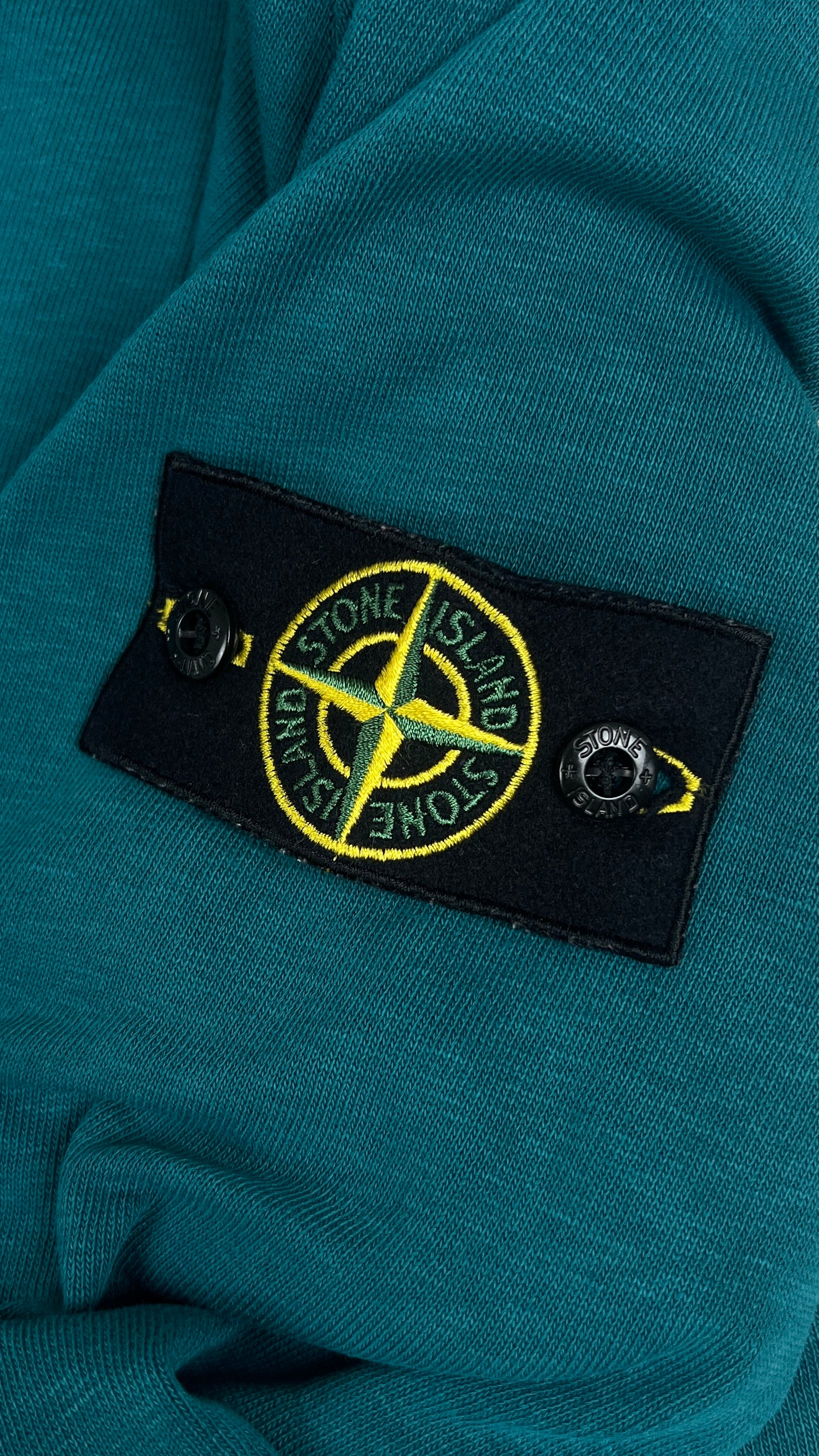Sweat-shirt Crewneck Stone Island - Vert Pétrole - Taille M