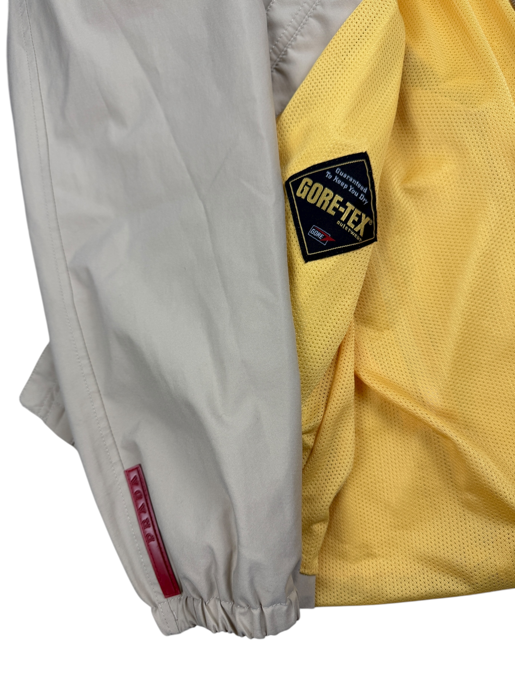 VESTE PRADA GORE-TEX - CRÈME - TAILLE 50