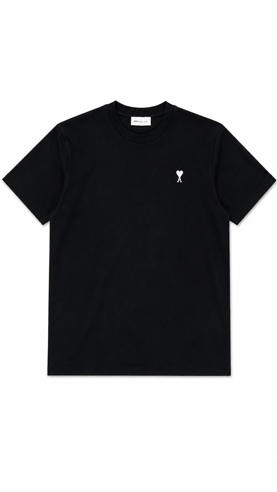 T-shirt Place des Victoires Ami Paris - Noir - Neuf
