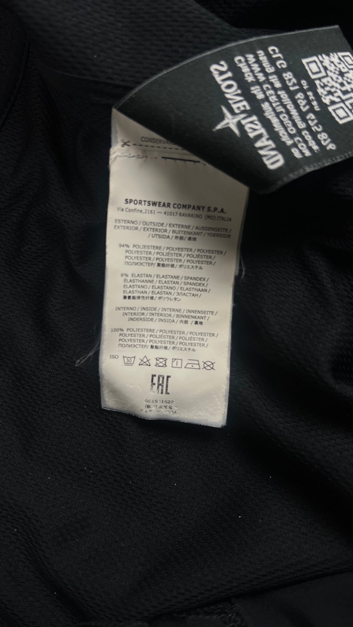 Veste à Capuche Stone Island Light Soft Shell-R, Noir, Taille S — photographie complémentaire 7