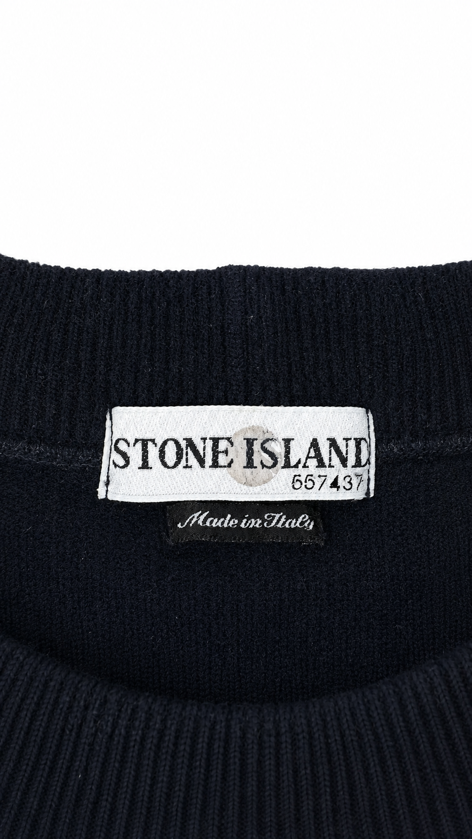 Pull Stone Island Vintage marine taille L - vue 3/4