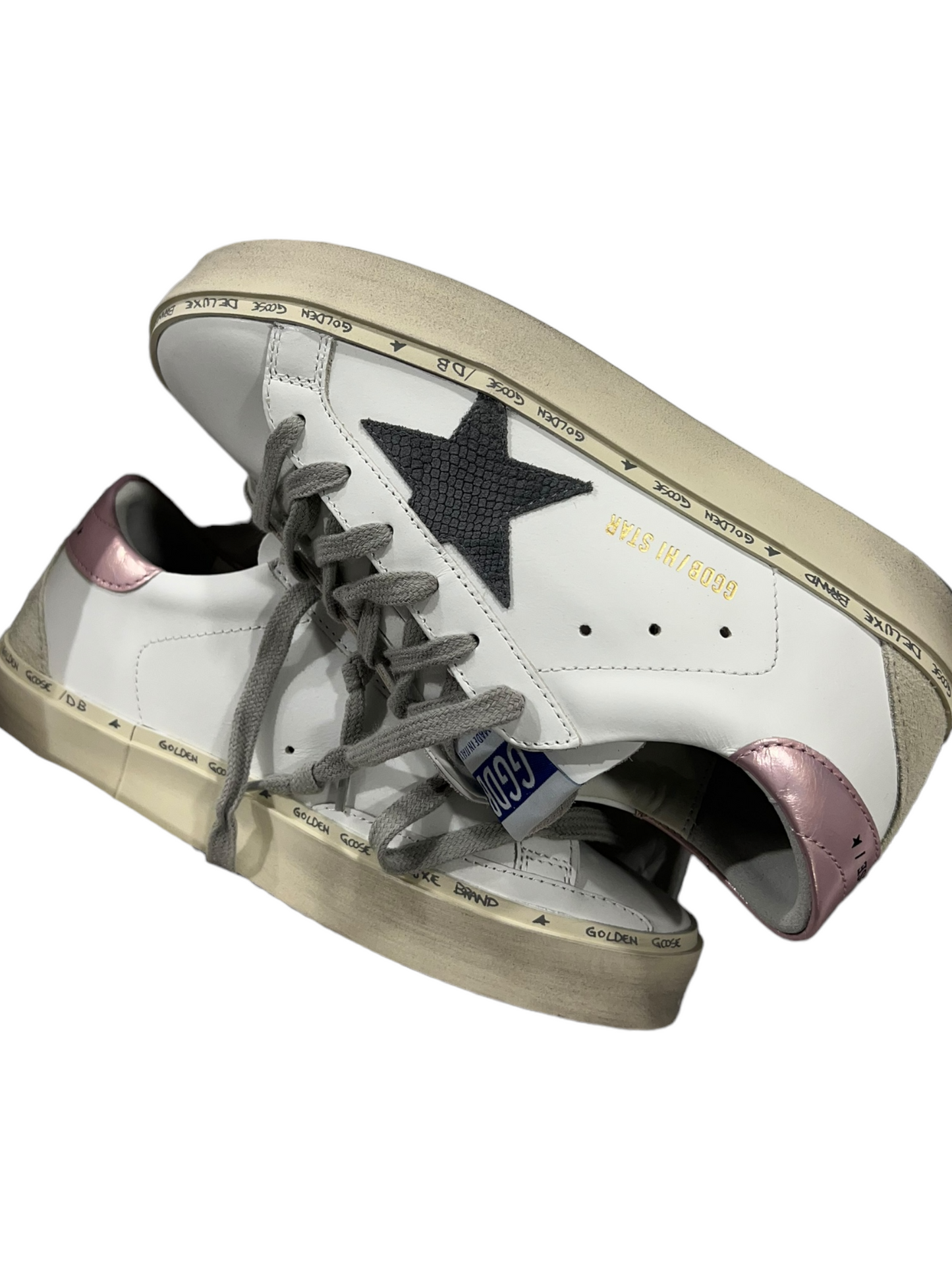 SNEAKERS GOLDEN GOOSE HI STAR CLASSIC WITH SPUR