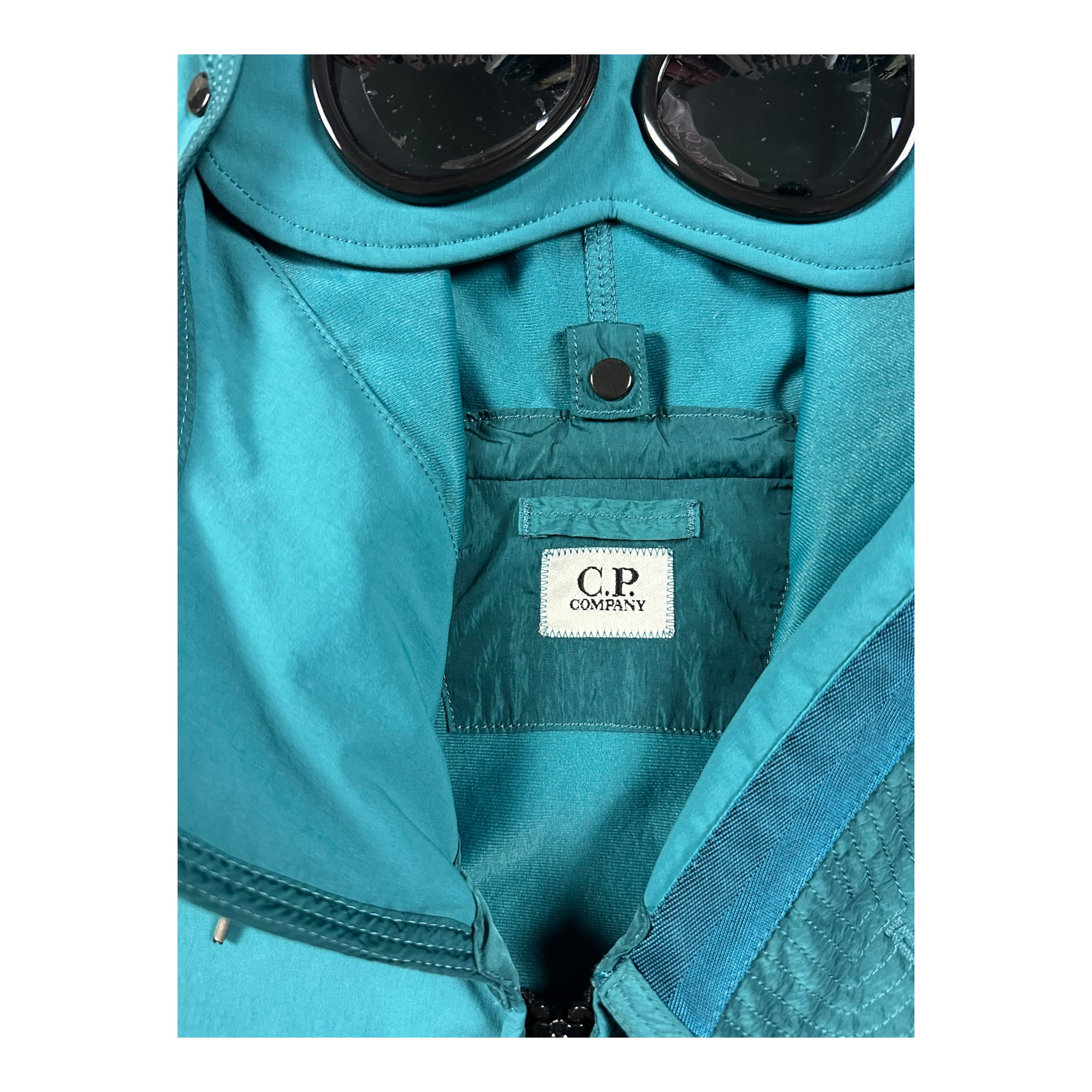 VESTE À CAPUCHE C.P COMPANY GD SHELL GOGGLE JACKET - NB08