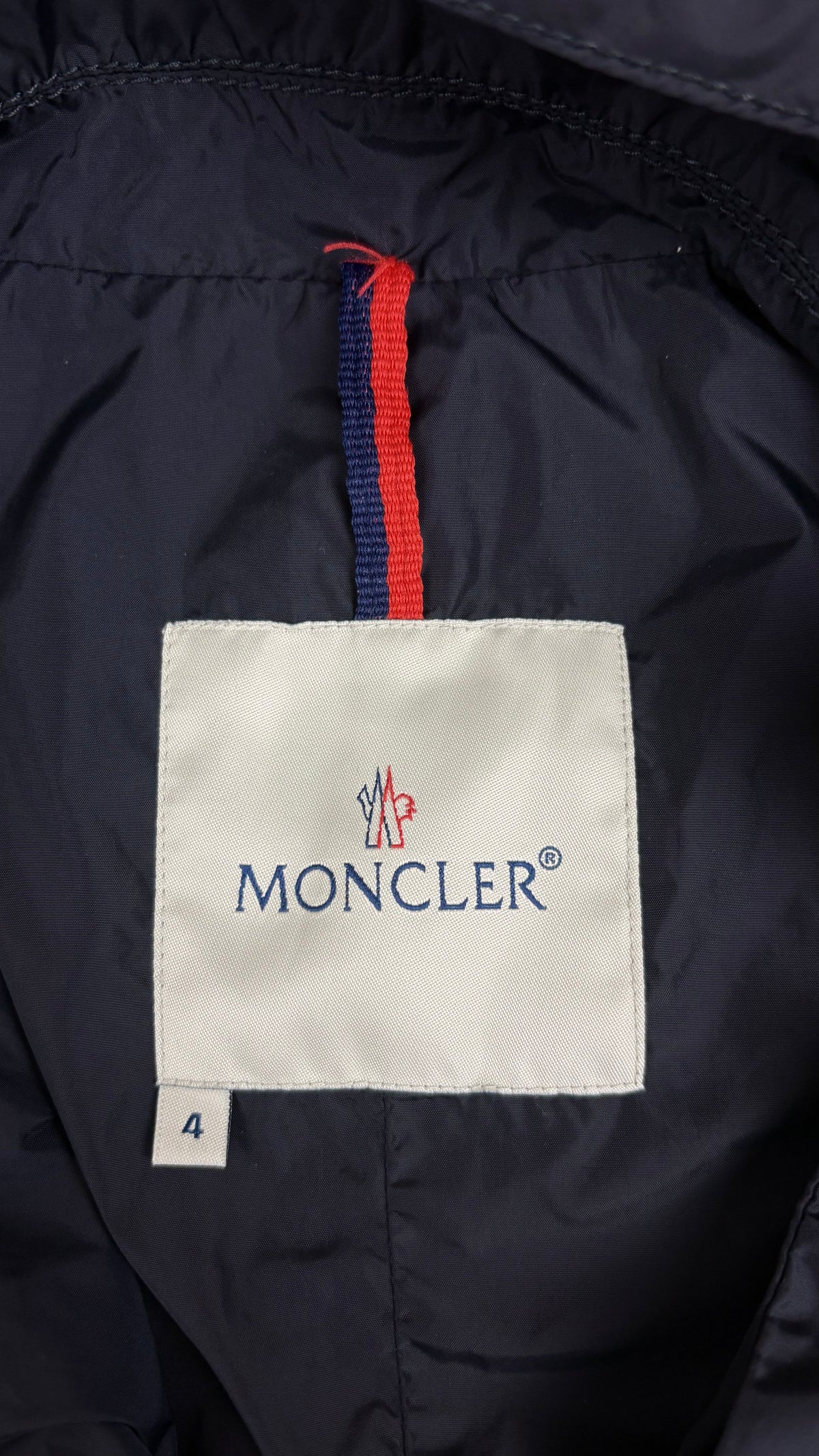 Veste à Capuche Moncler Vintage Marine Taille 4 – photo complémentaire 1 – NB08 Shop