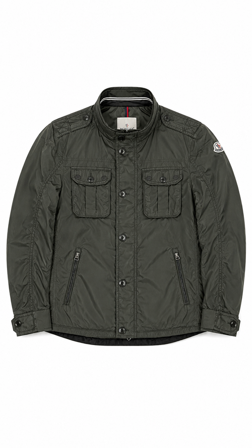 Veste Moncler nylon - Gris - Taille 4