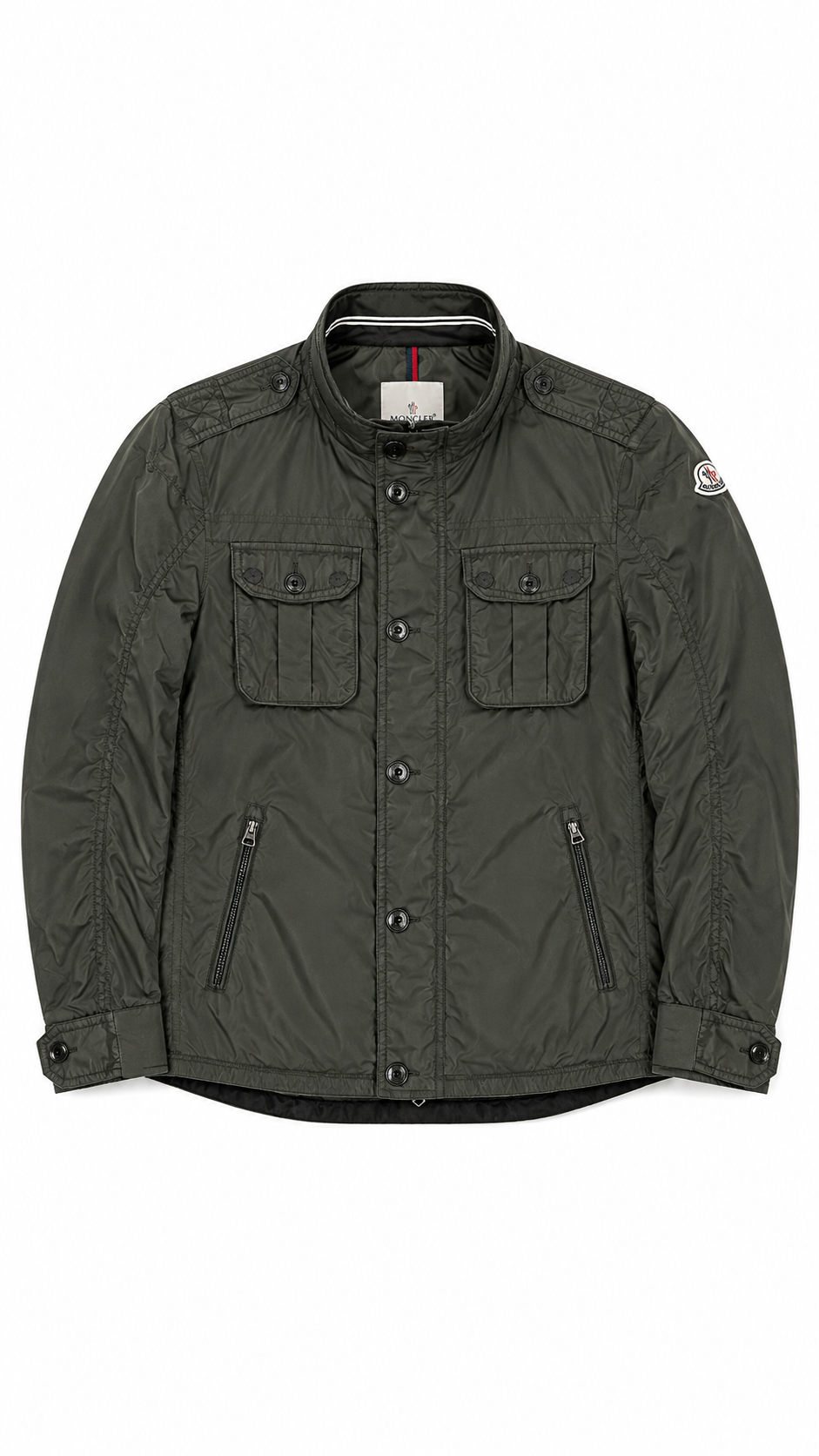 Veste Moncler nylon - Gris - Taille 4