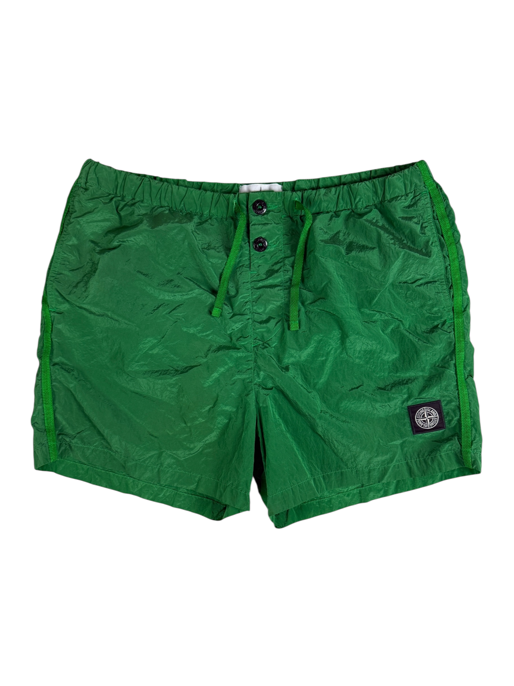 SHORT DE BAIN STONE ISLAND NYLON MÉTAL- VERT - TAILLE L