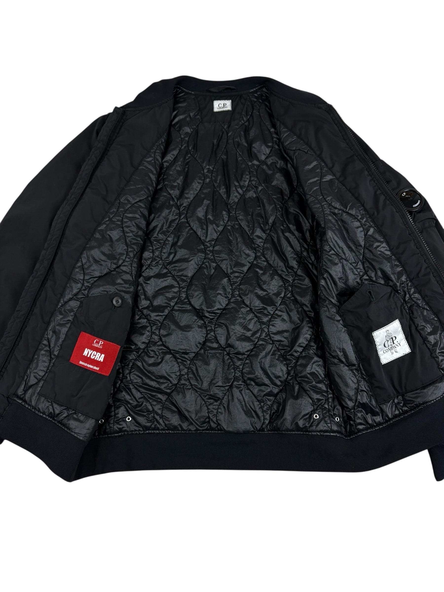 VESTE C.P COMPANY NYCRA STRETCH NYLON SHELL - NOIR - TAILLE 48