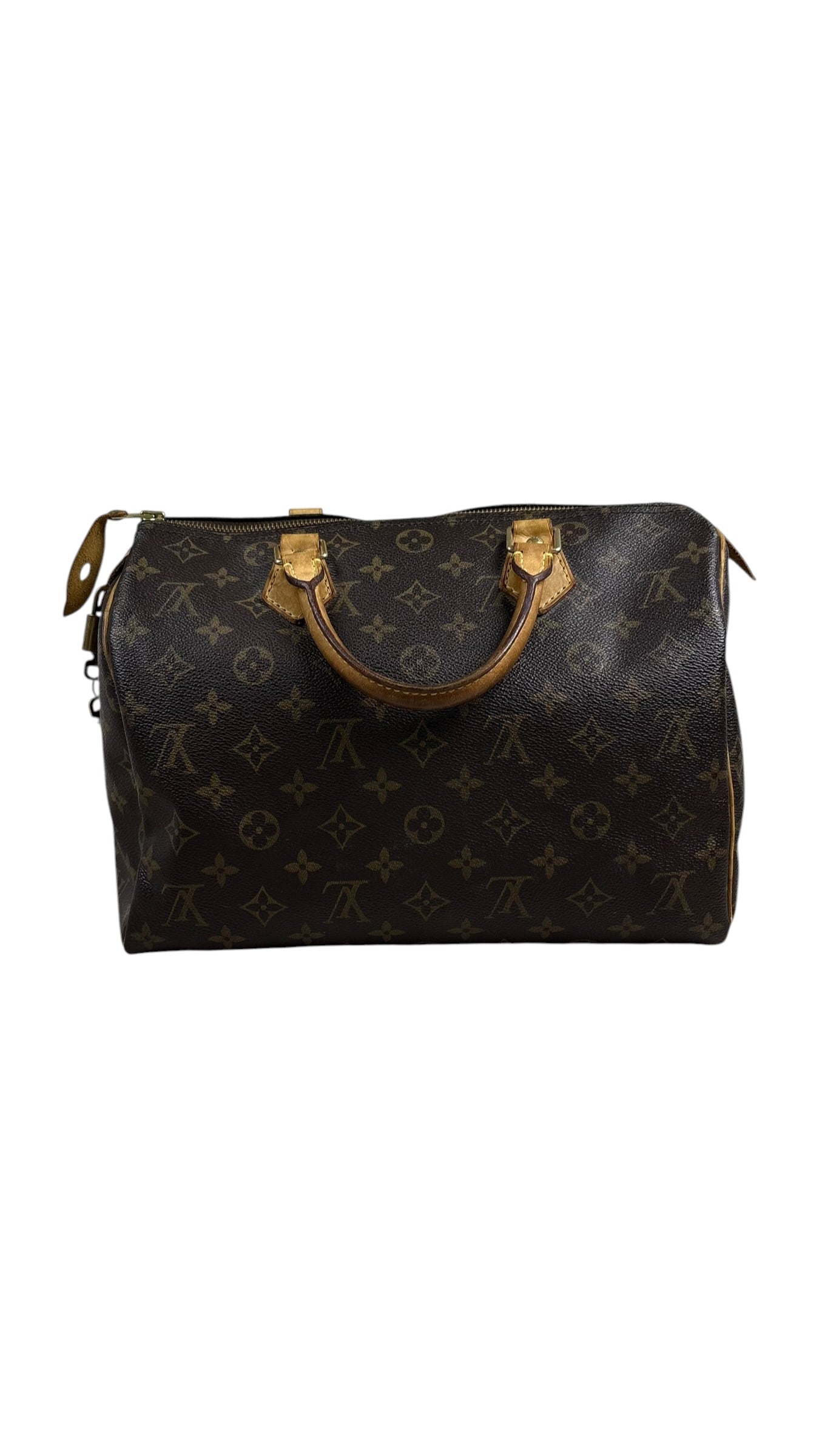 Sac Louis Vuitton Speedy 30 - Toile Monogram - Marron - AA0043