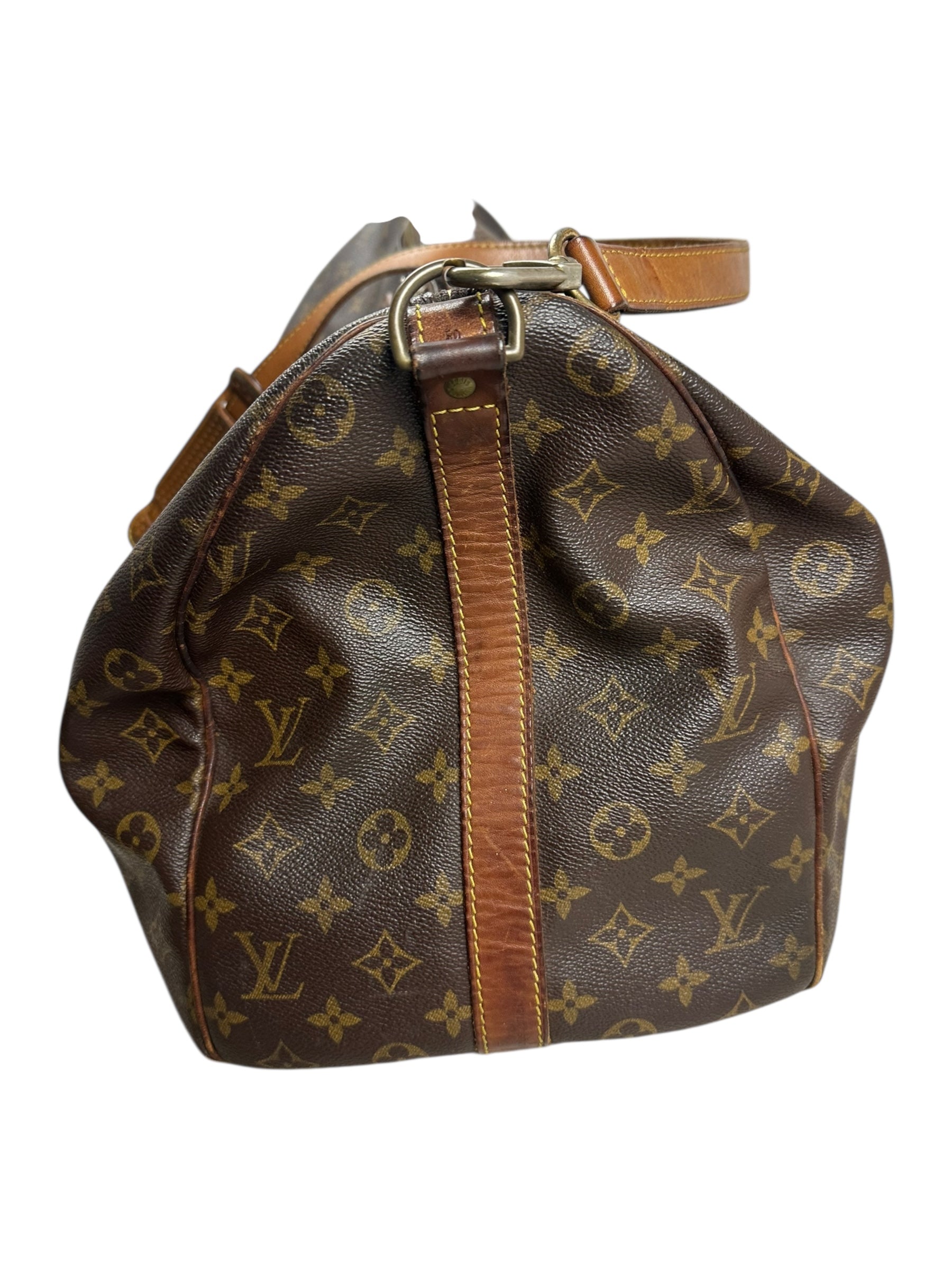 SAC LOUIS VUITTON KEEPALL 50 - TOILE MONOGRAM - MARRON - VI1920