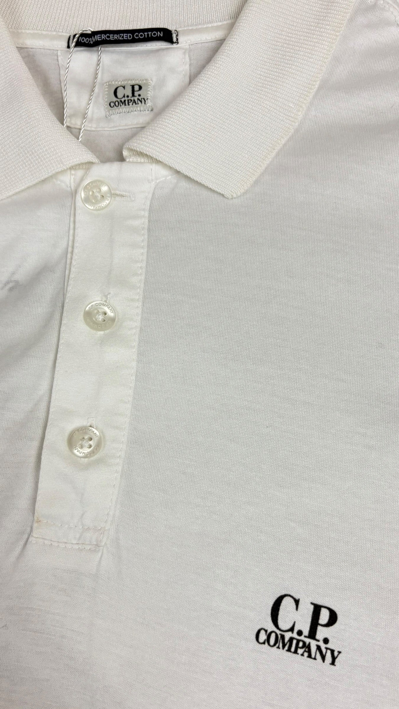 Polo C.P Company - Blanc - Taille S