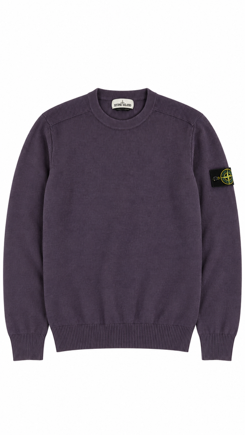 Pull Crewneck Stone Island en Laine - Violet - Taille L