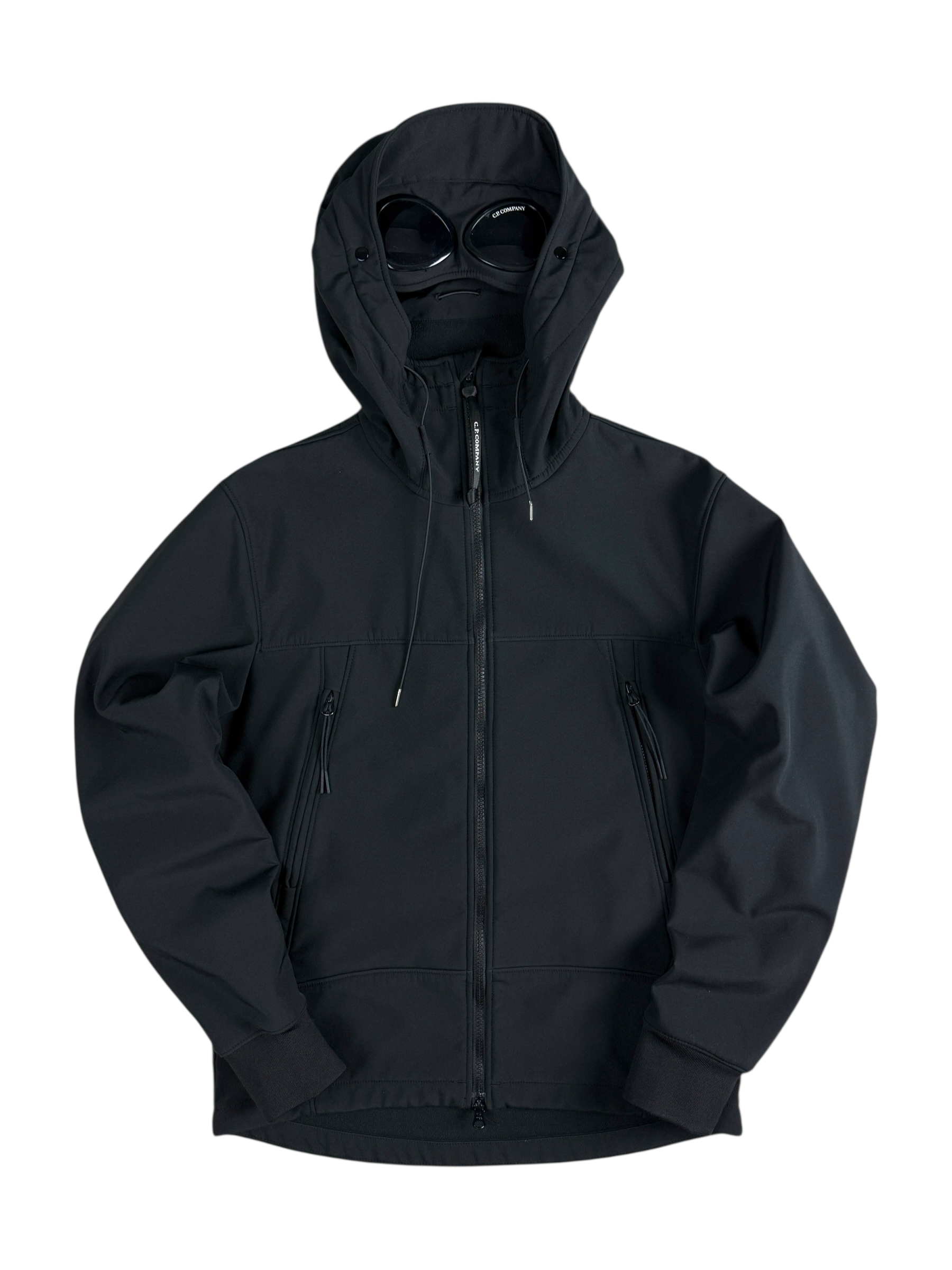 VESTE C.P COMPANY SHELL-R GOGGLE JACKET - NOIR - TAILLE 46