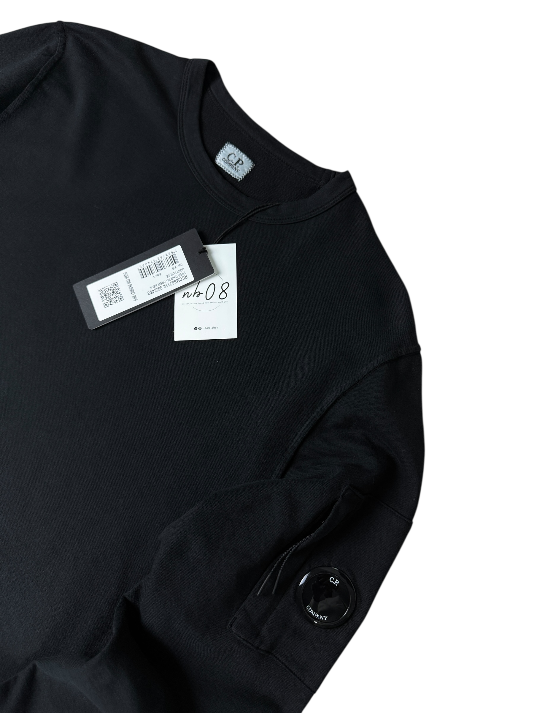 CREWNECK C.P COMPANY - NOIR - TAILLE S - NEUF
