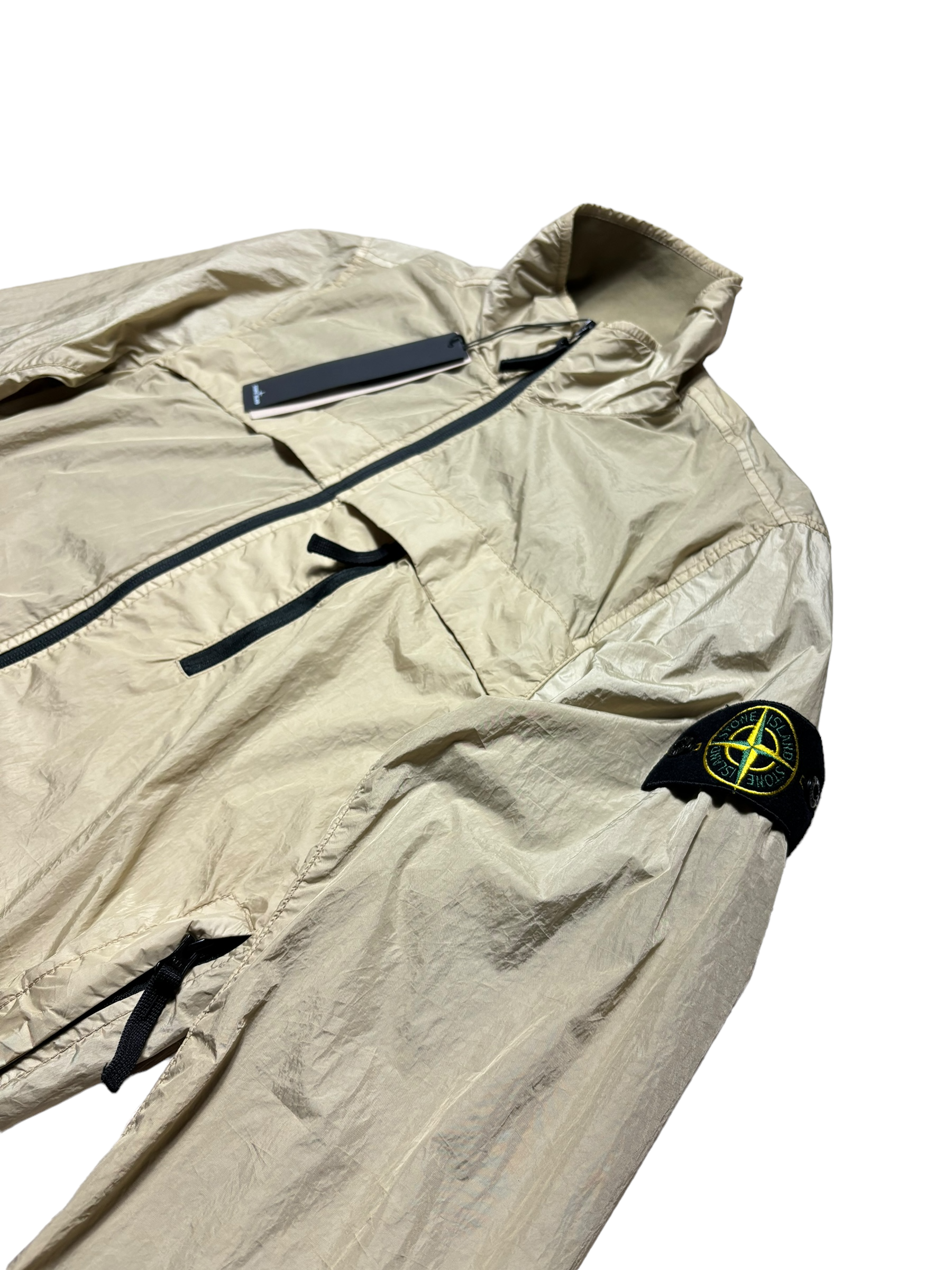 VESTE STONE ISLAND GARMENT DYED CRINKLE REPS R-NY