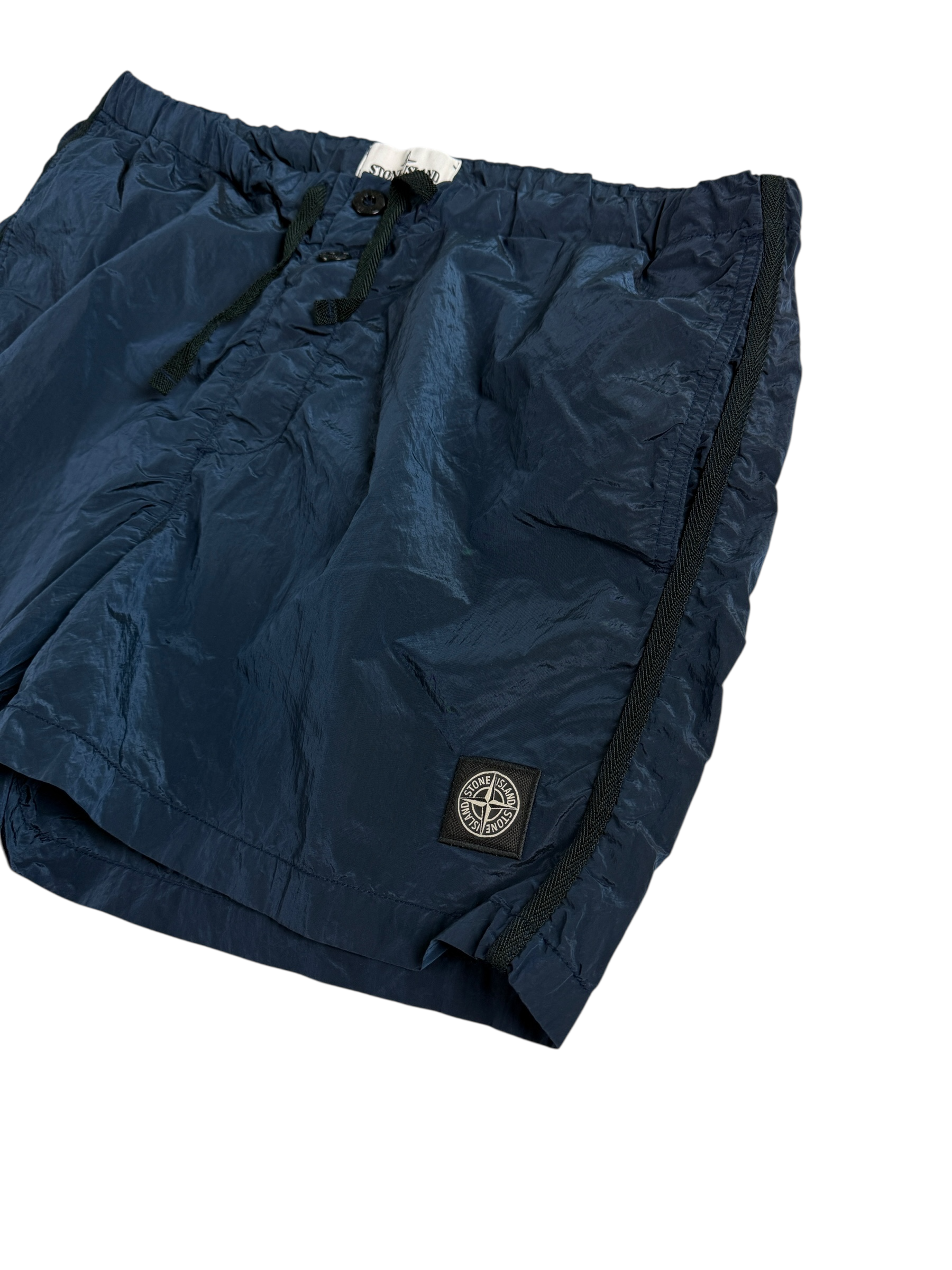 SHORT DE BAIN STONE ISLAND NYLON MÉTAL - MARINE - TAILLE L