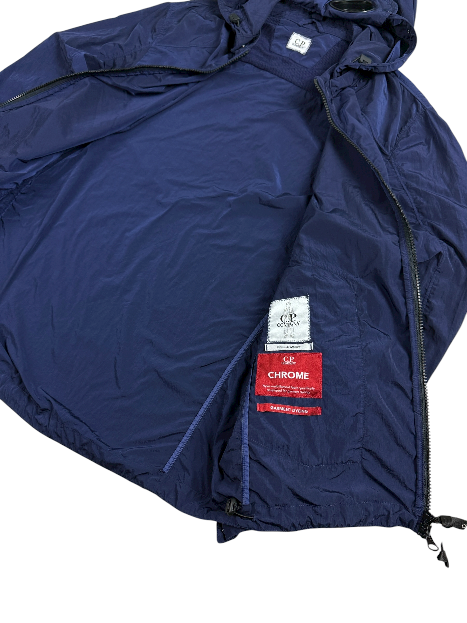 VESTE C.P COMPANY GOOGLE JACKET CHROME - MARINE - TAILLE L