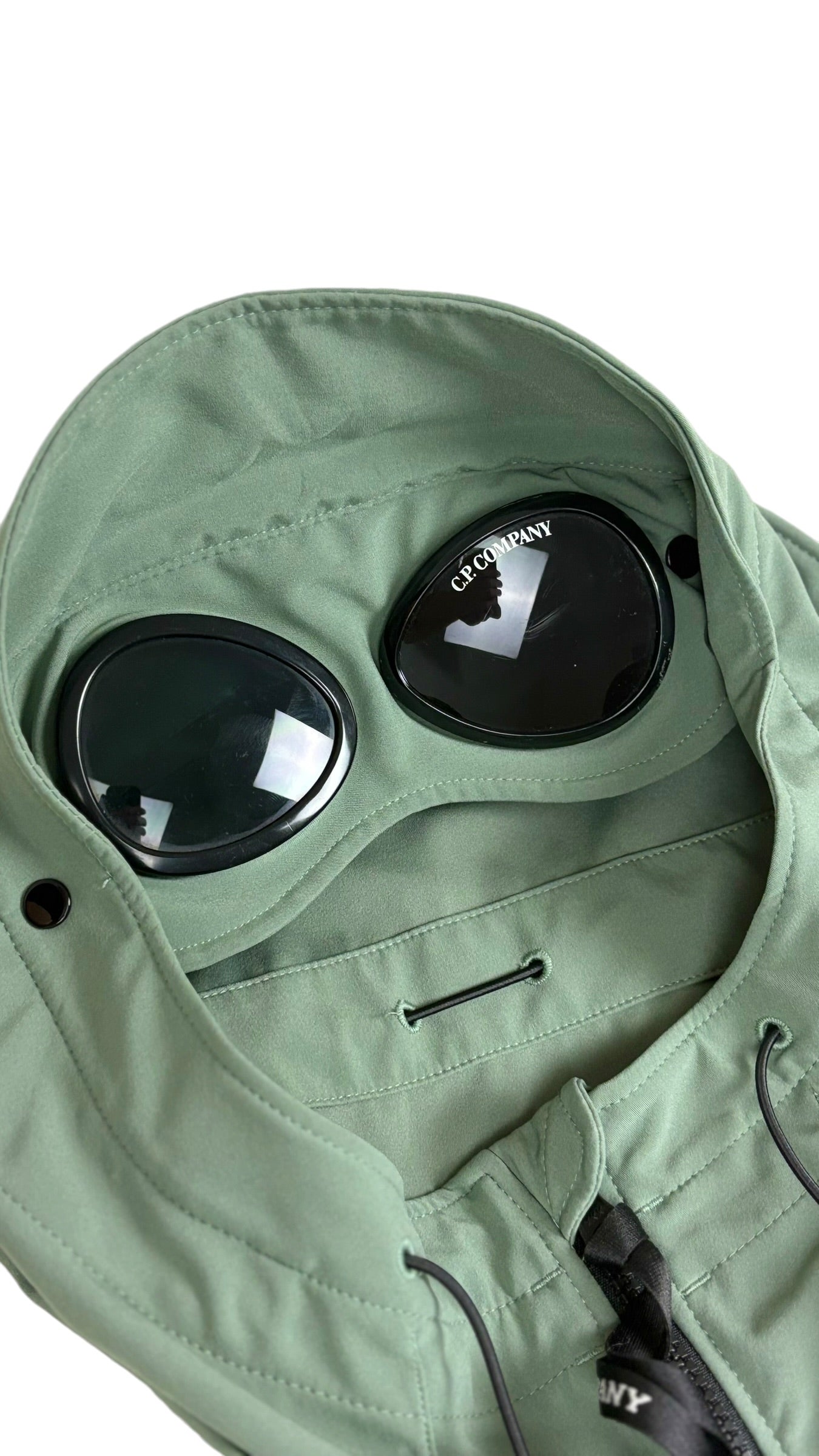 VESTE C.P COMPANY SHELL-R GOGGLE JACKET - KAKI - TAILLE 50