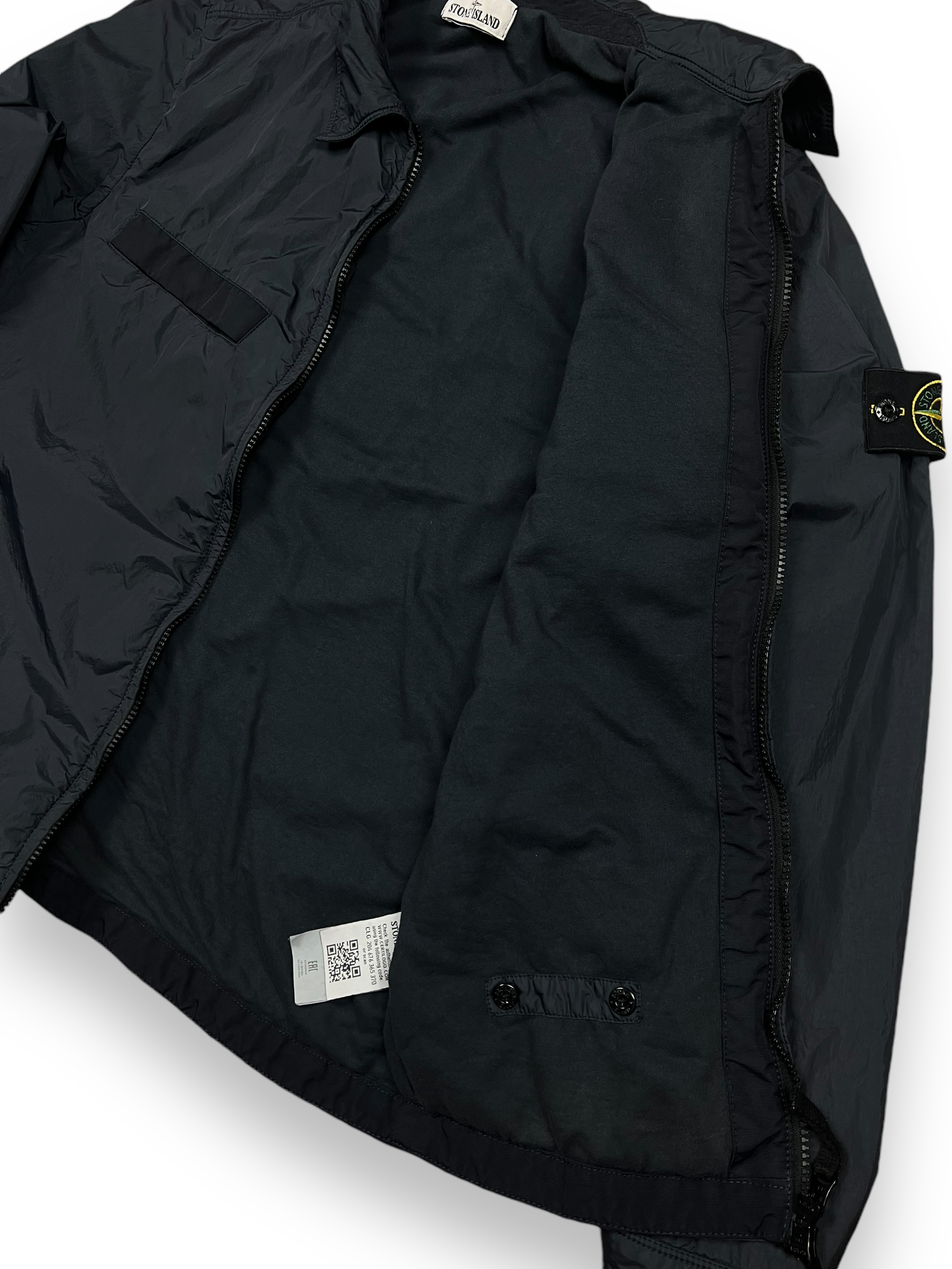 VESTE STONE ISLAND GARMENT DYED CRINKLE REPS NY