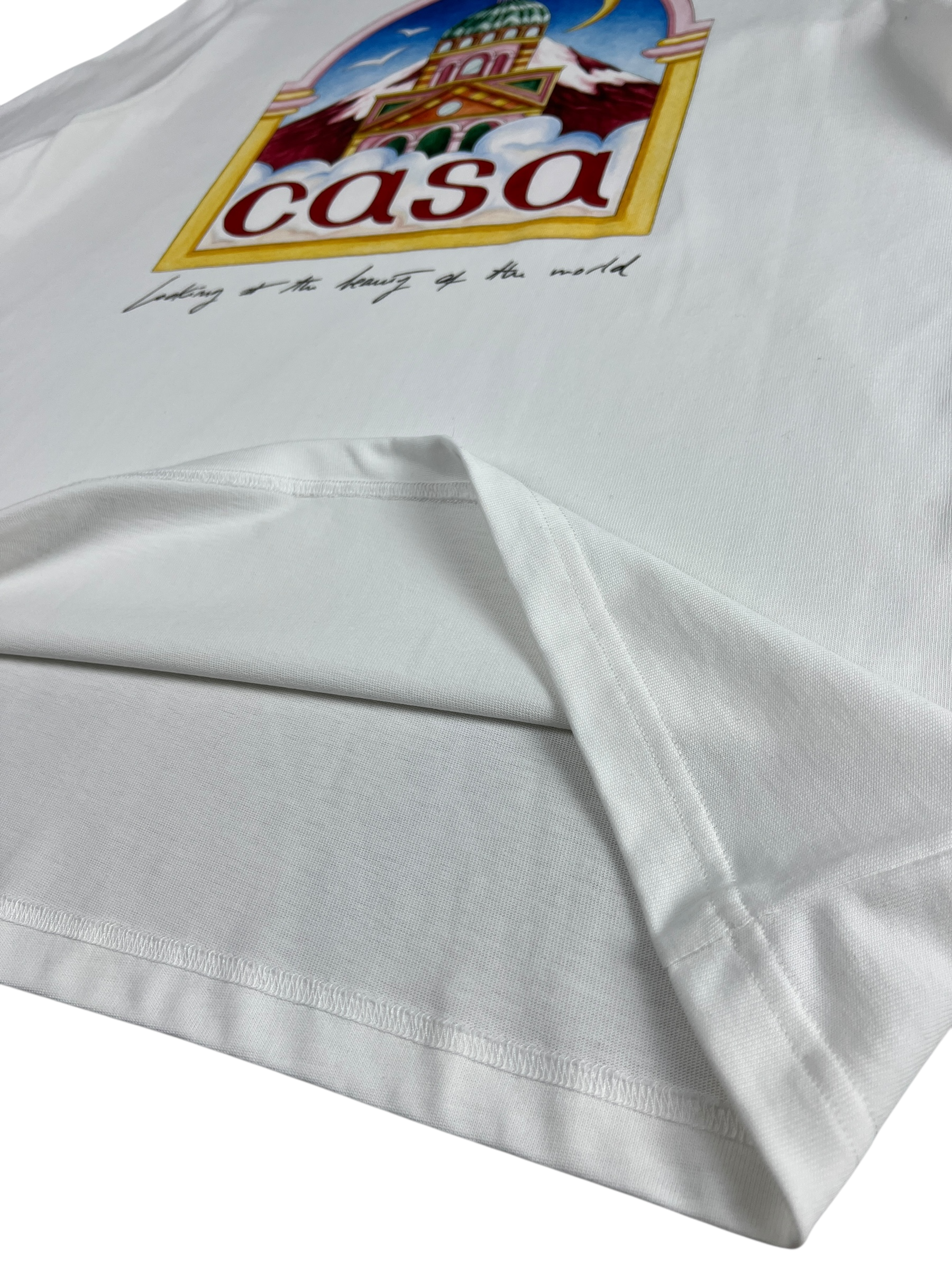 TEE-SHIRT CASABLANCA BLANC - TAILLE XL - NEUF
