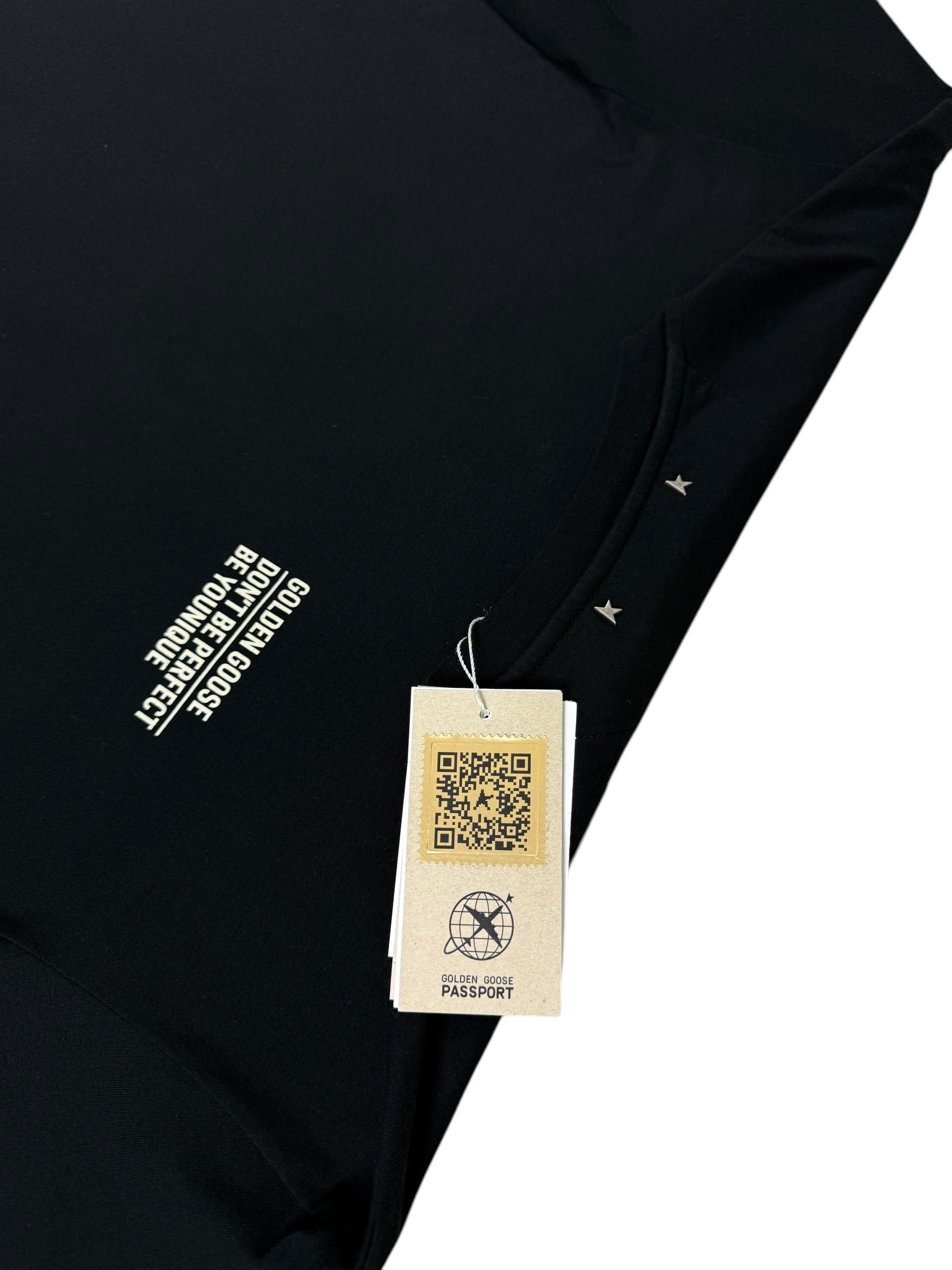 TEE-SHIRT GOLDEN GOOSE  NOIR - TAILLE M - NEUF