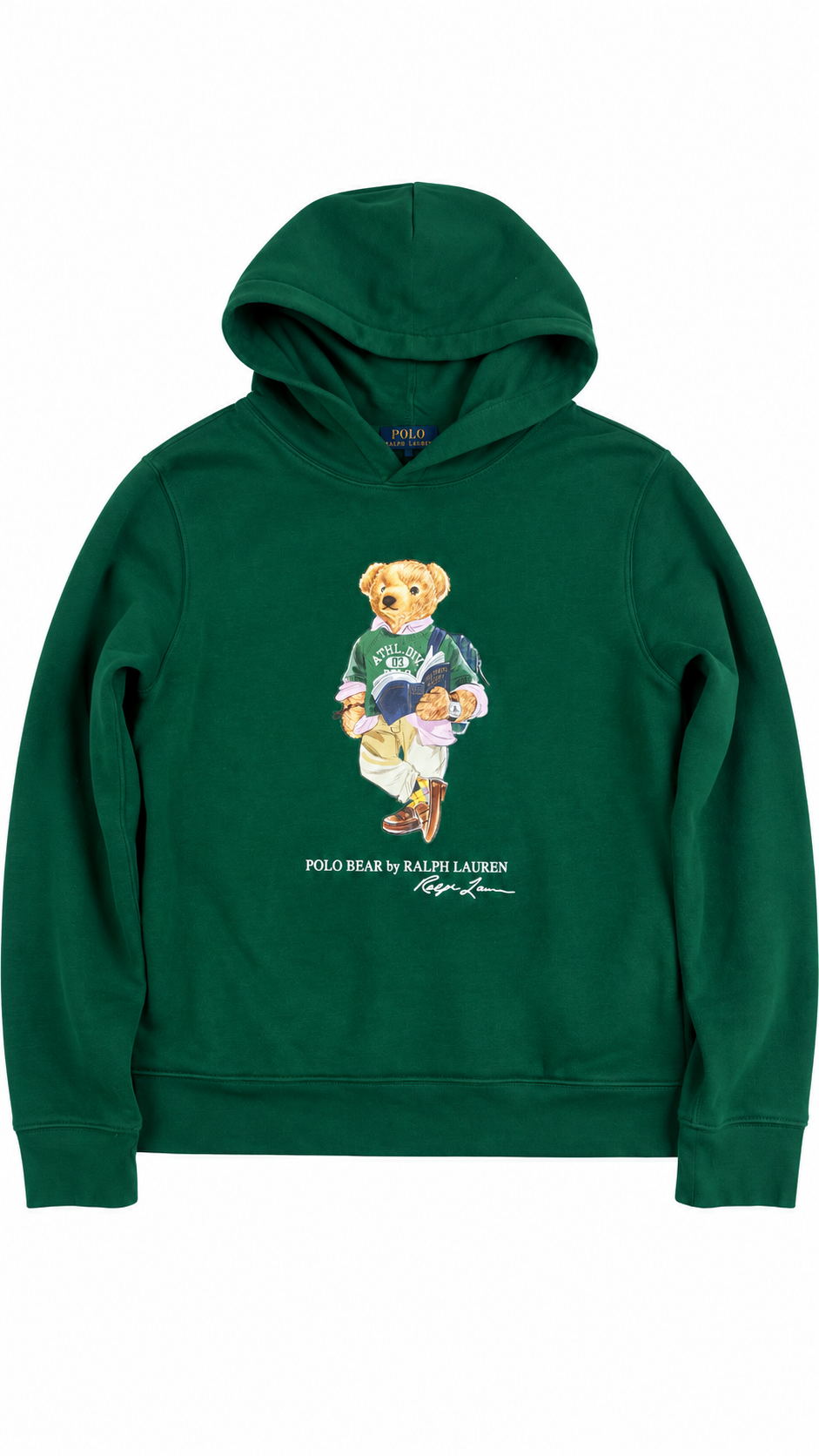 Sweat-shirt Hoodie Ralph Lauren Polo Bear Junior, Vert, Taille S — photographie principale