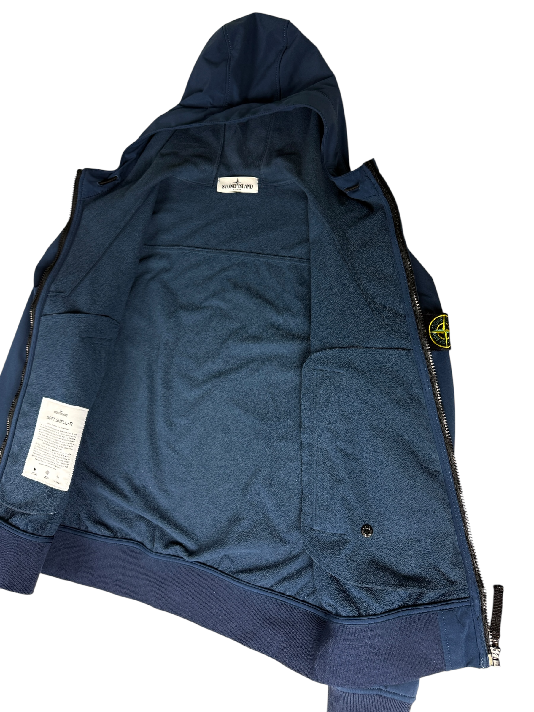 VESTE SOFT SHELL-R STONE ISLAND - MARINE - TAILLE M