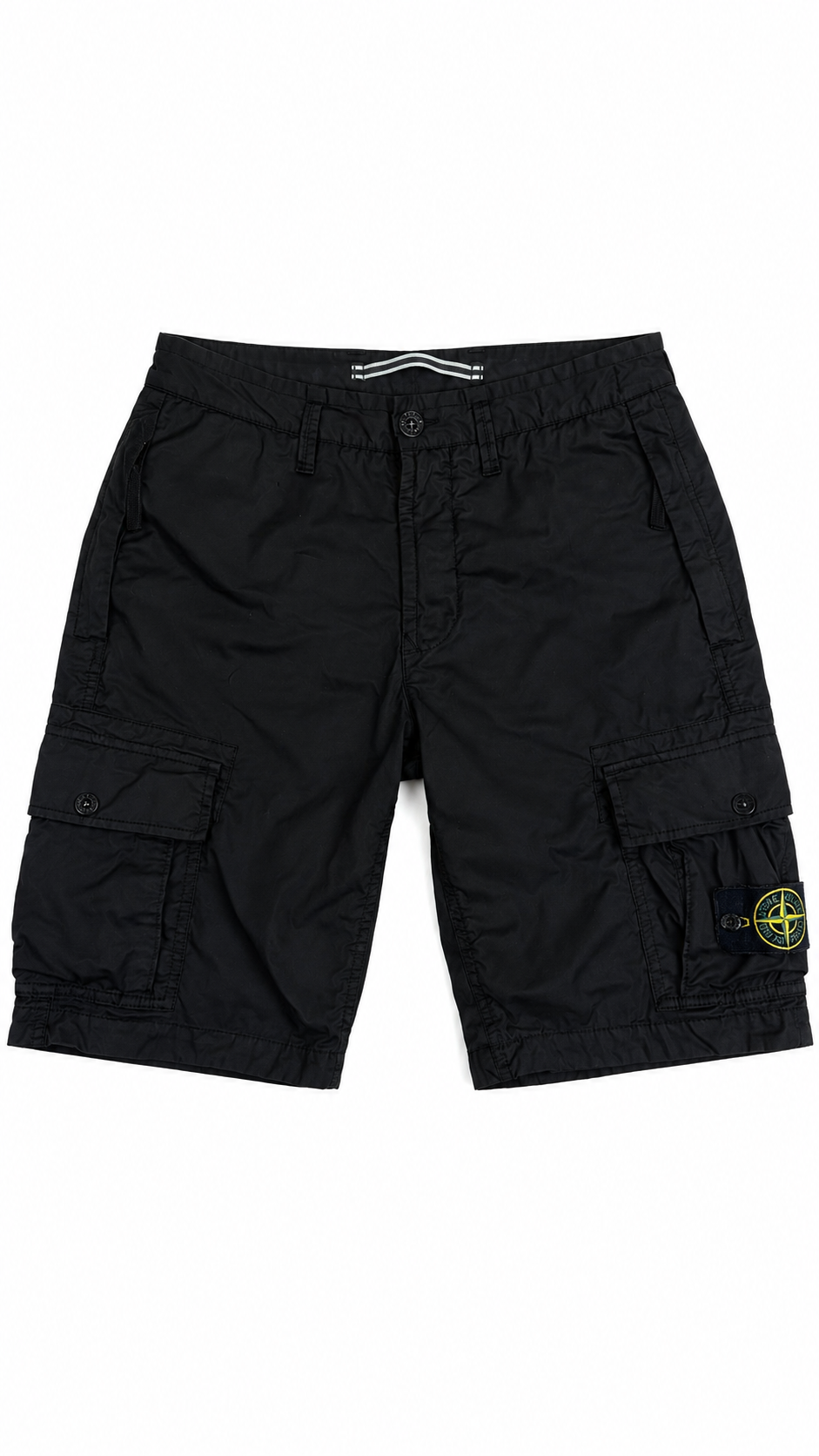 Short Cargo Stone Island noir taille W29 - vue 1/5