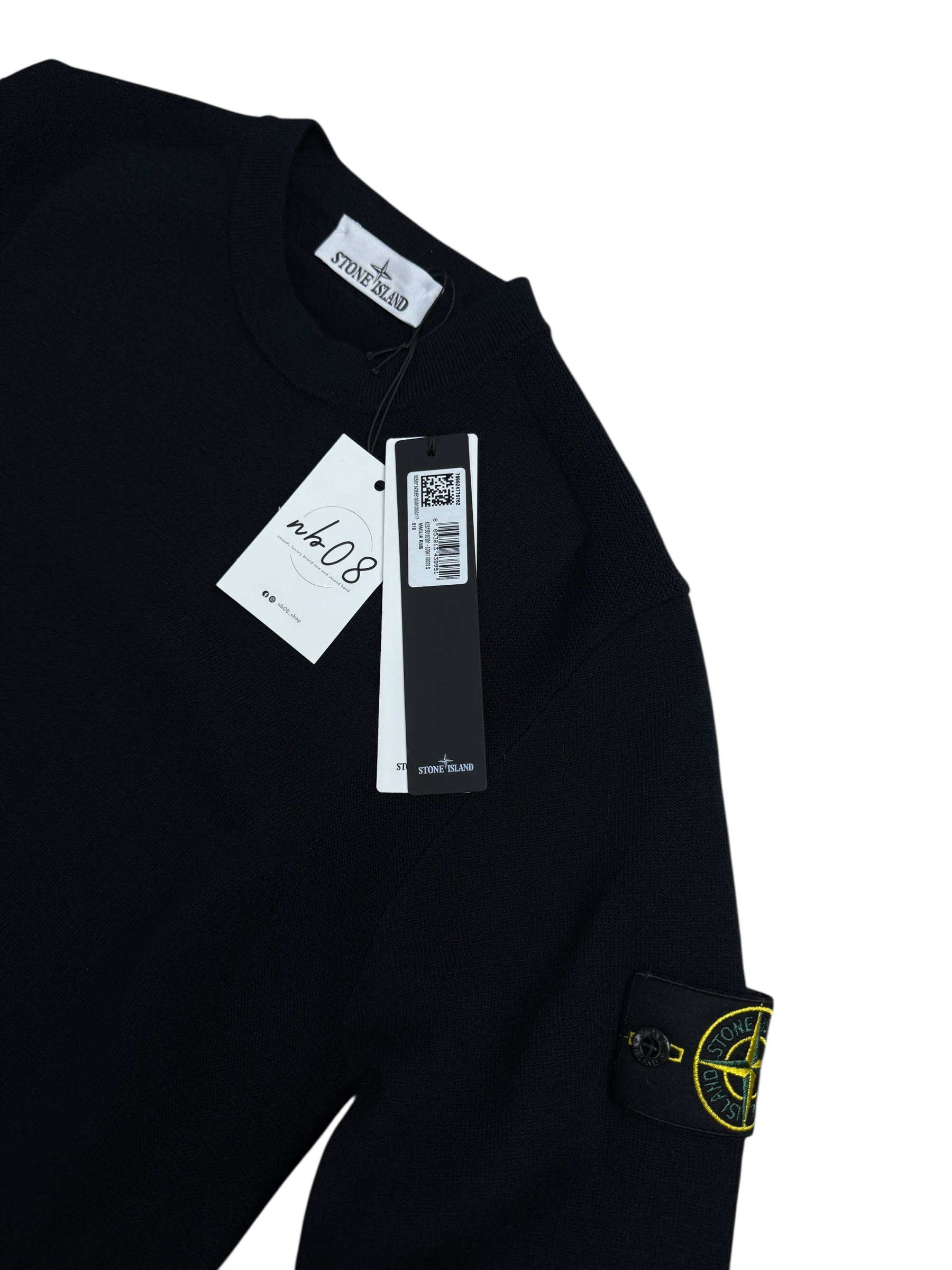 PULL STONE ISLAND - MARINE - NEUF