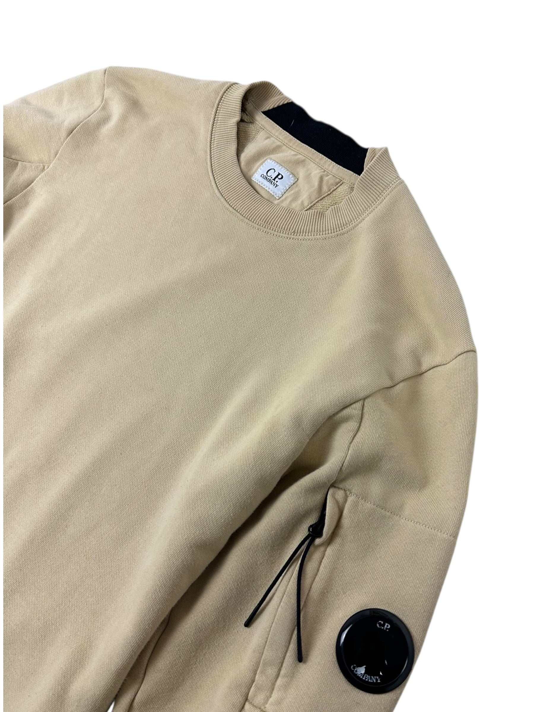 CREWNECK C.P COMPANY - BEIGE - TAILLE XS