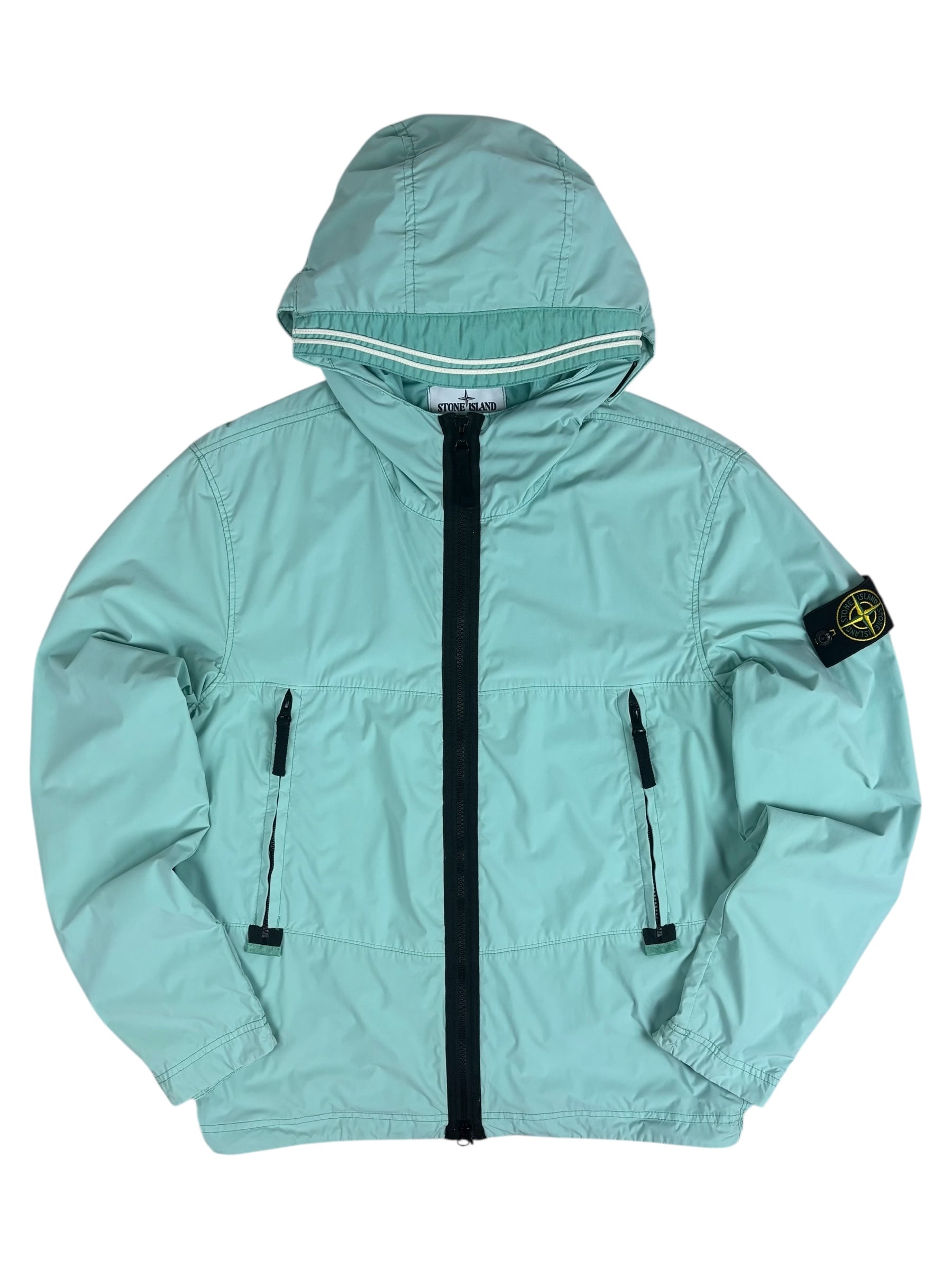 VESTE STONE ISLAND SKIN TOUCH NYLON-TC - TURQUOISE - TAILLE S