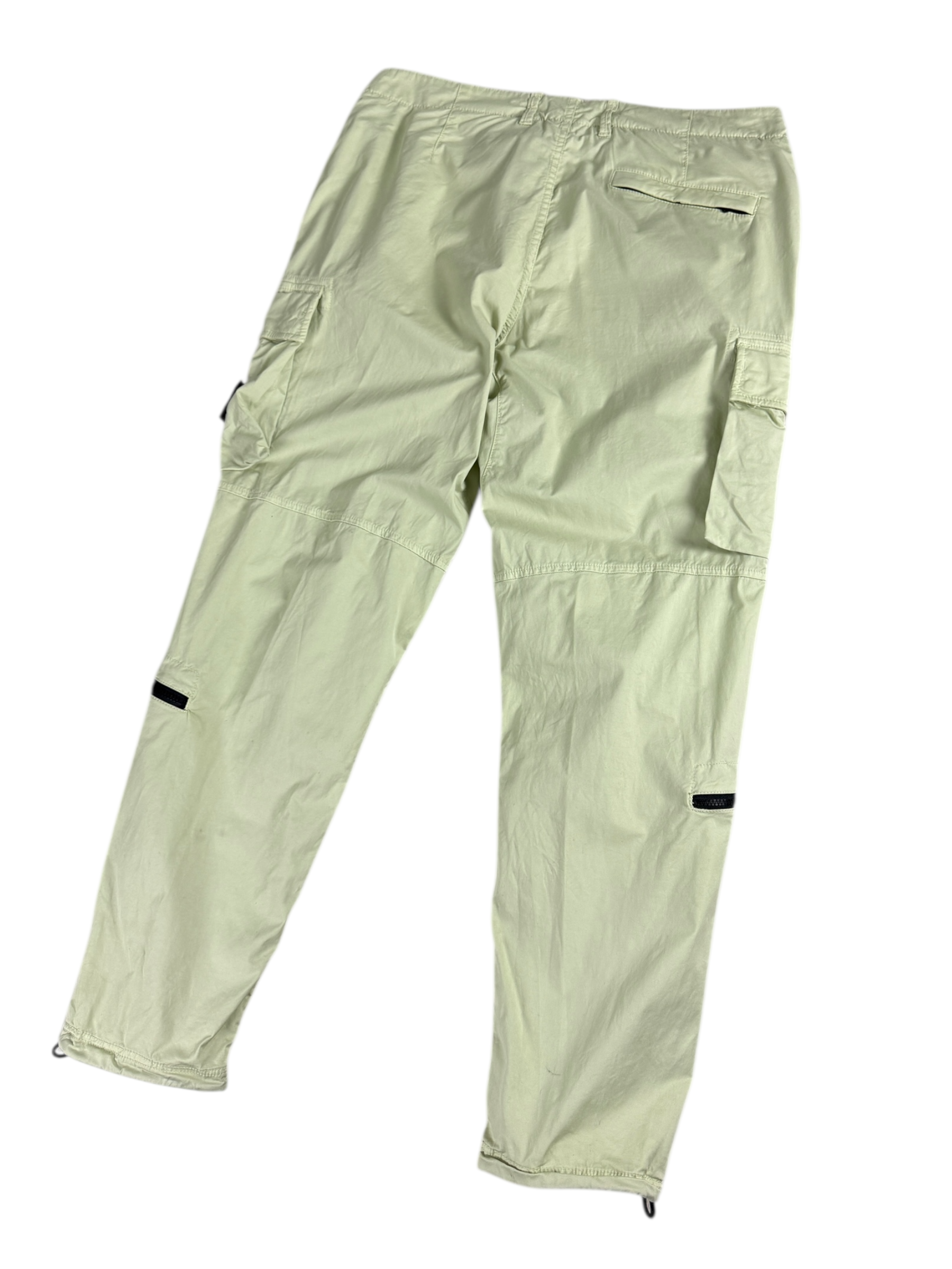 PANTALON CARGO STONE ISLAND - VERT PASTEL - TAILLE W36