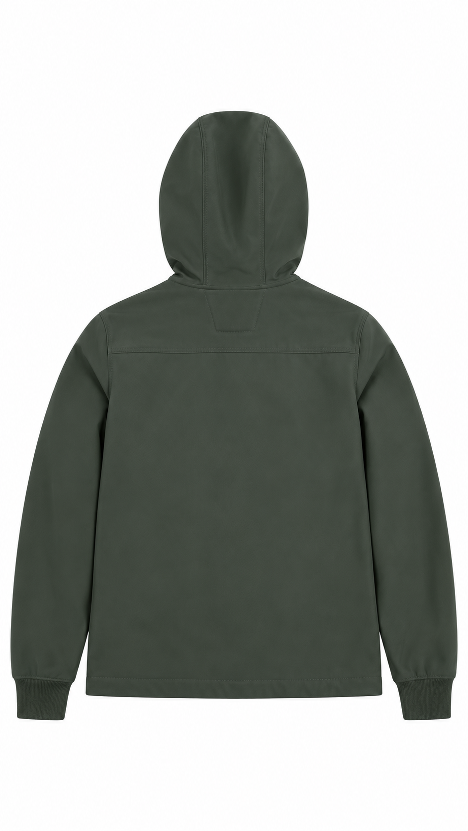 Veste à Capuche C.P Company Junior Shell-R Goggle kaki grisé taille 14 ans, seconde main authentifiée NB08, vue de dos — vue 2
