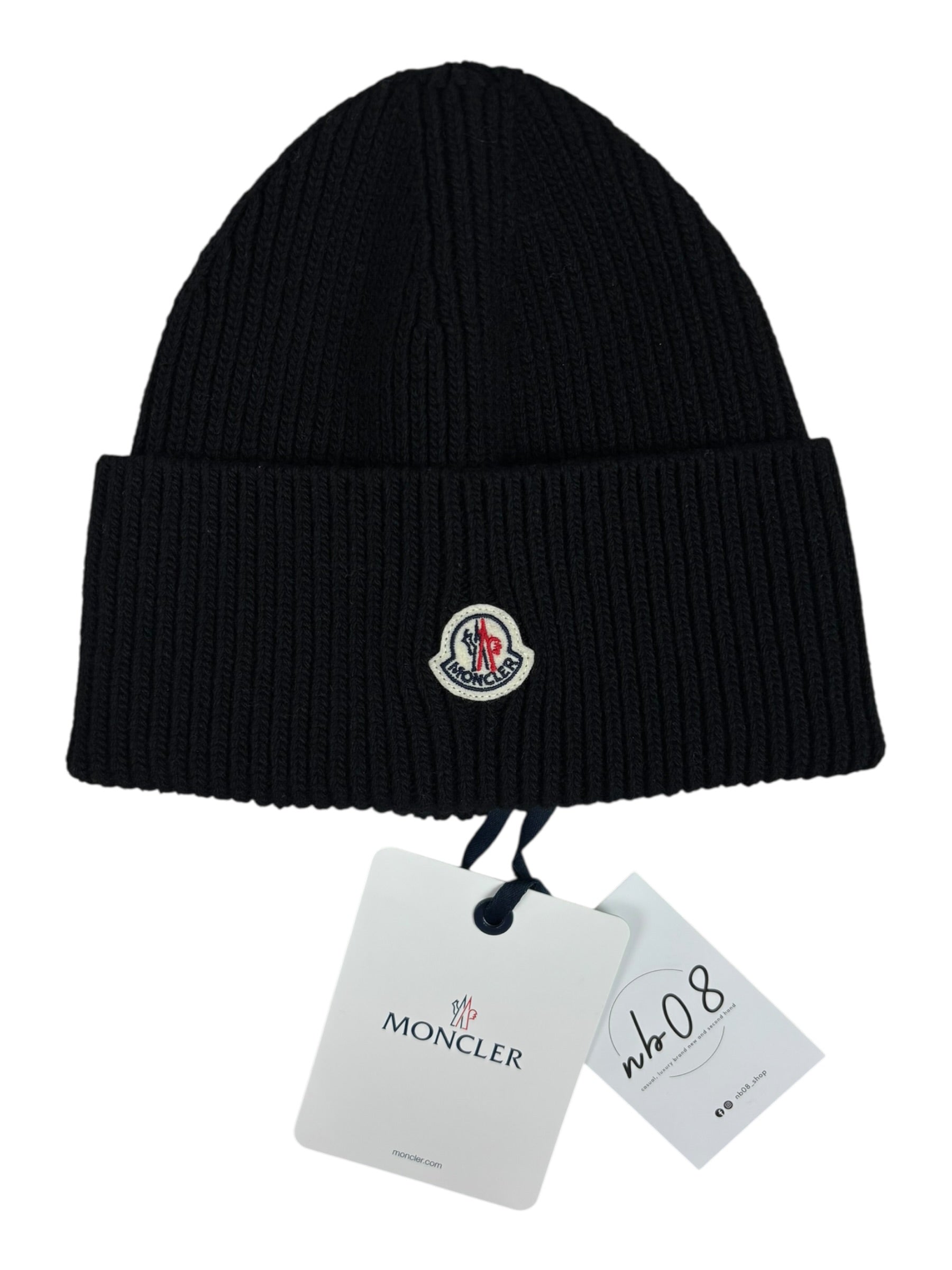 BONNET MONCLER - NOIR - TAILLE UNI - NEUF