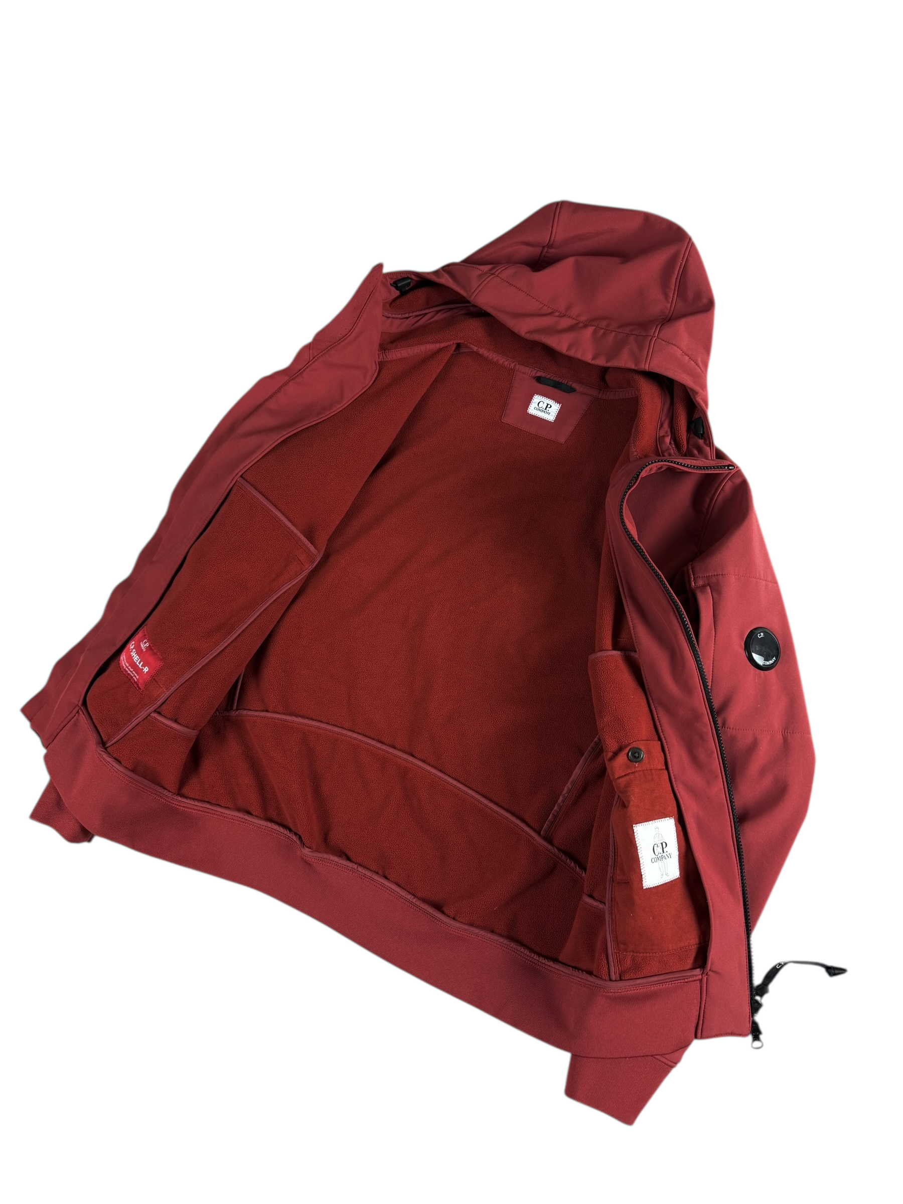 VESTE C.P COMPANY SHELL-R  - BORDEAUX - TAILLE S