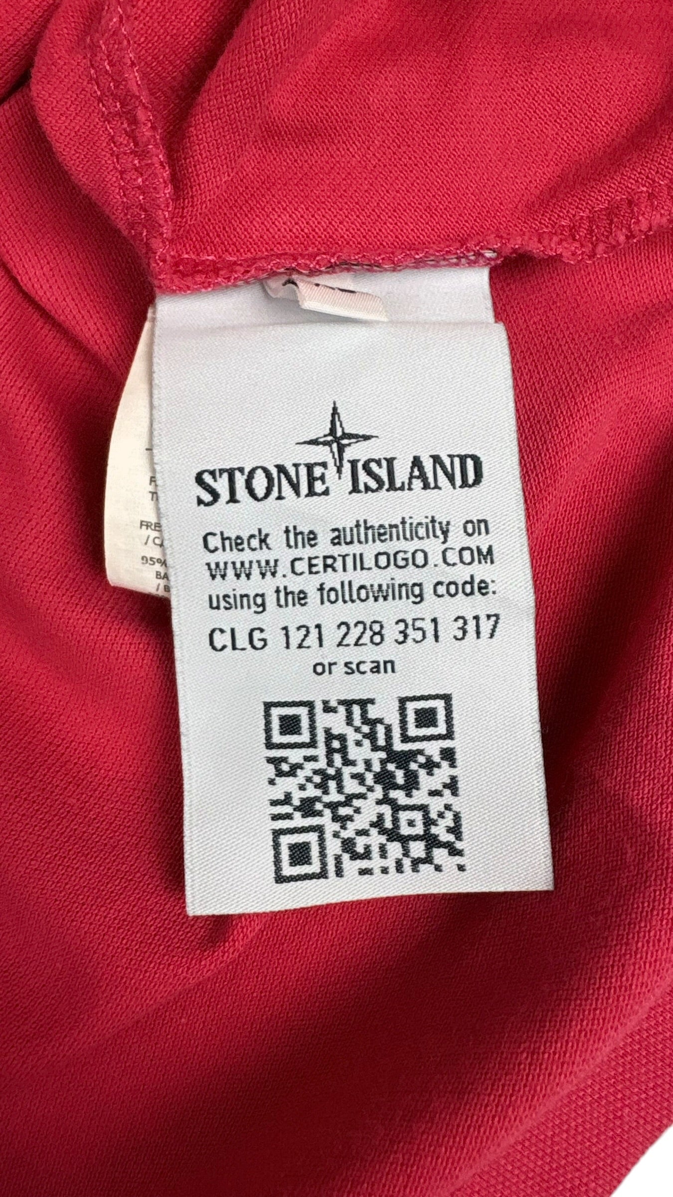 Polo Stone Island - Rose - Taille XL