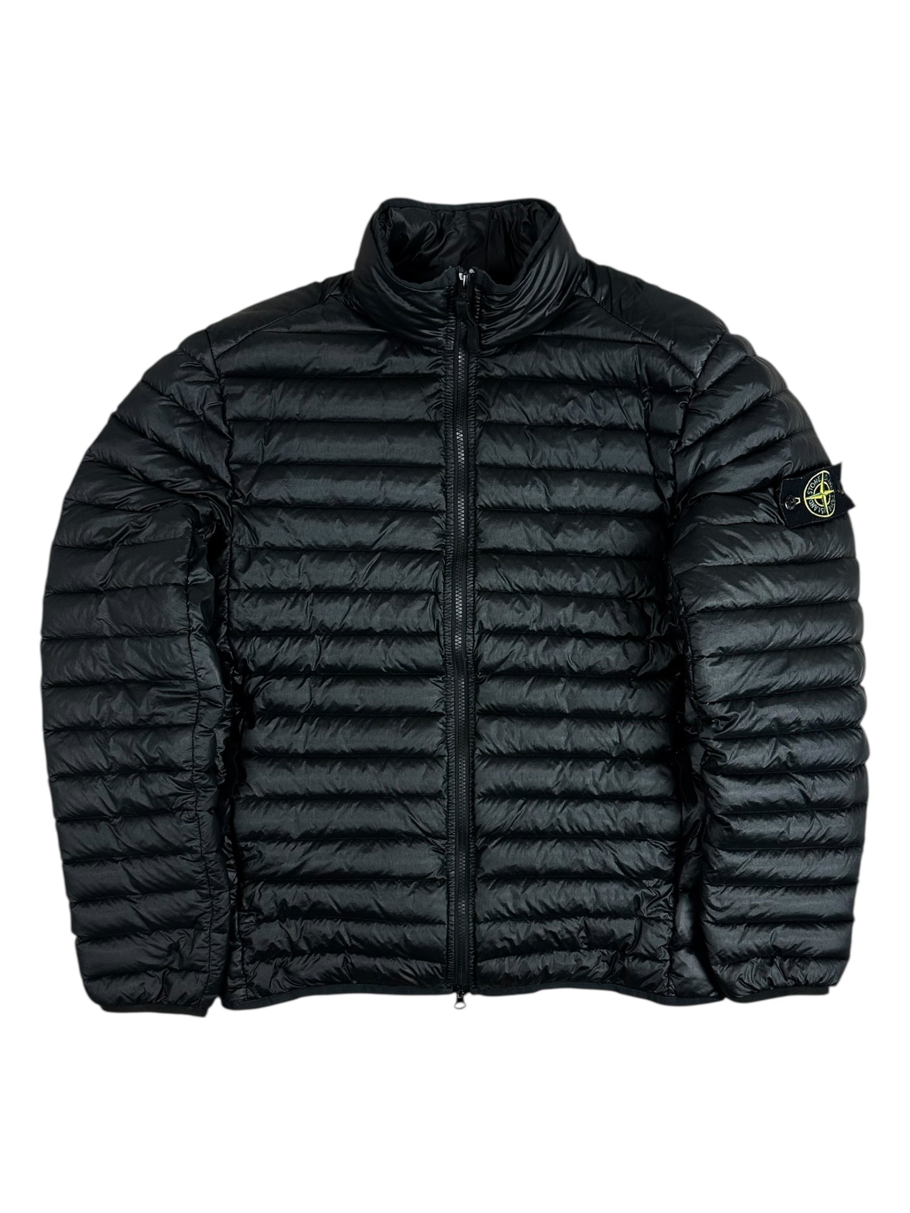 DOUDOUNE STONE ISLAND LOOM WOVEN CHAMBERS R-NYLON DOWN-TC - NOIR - TAILLE S