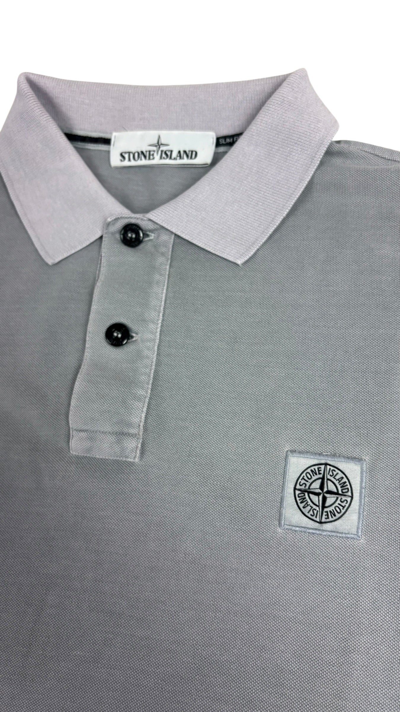 Polo Stone Island - Gris - Taille L