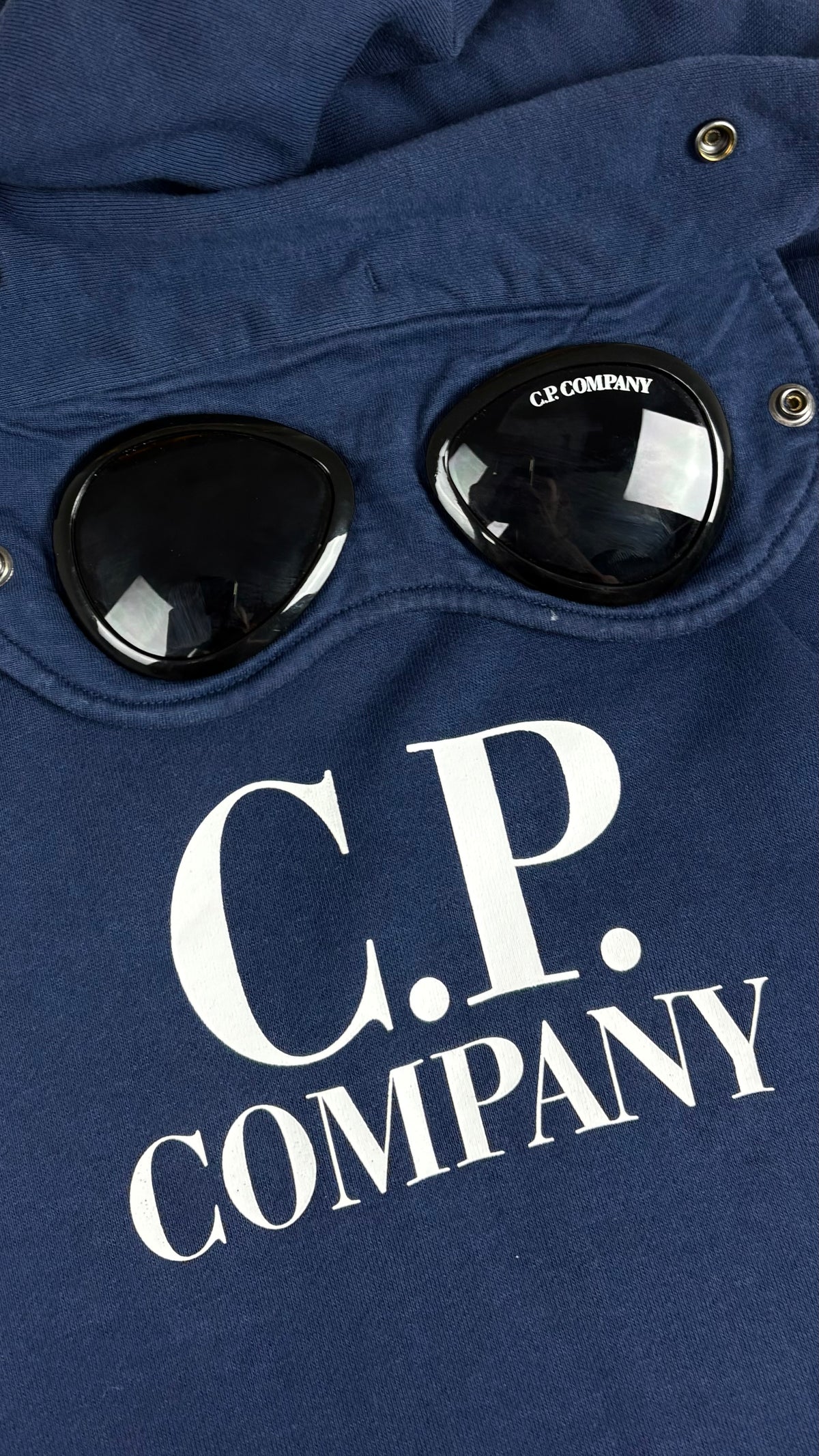 Sweat-shirt Hoodie C.P Company Junior Goggle - Marine - Taille 16 ans