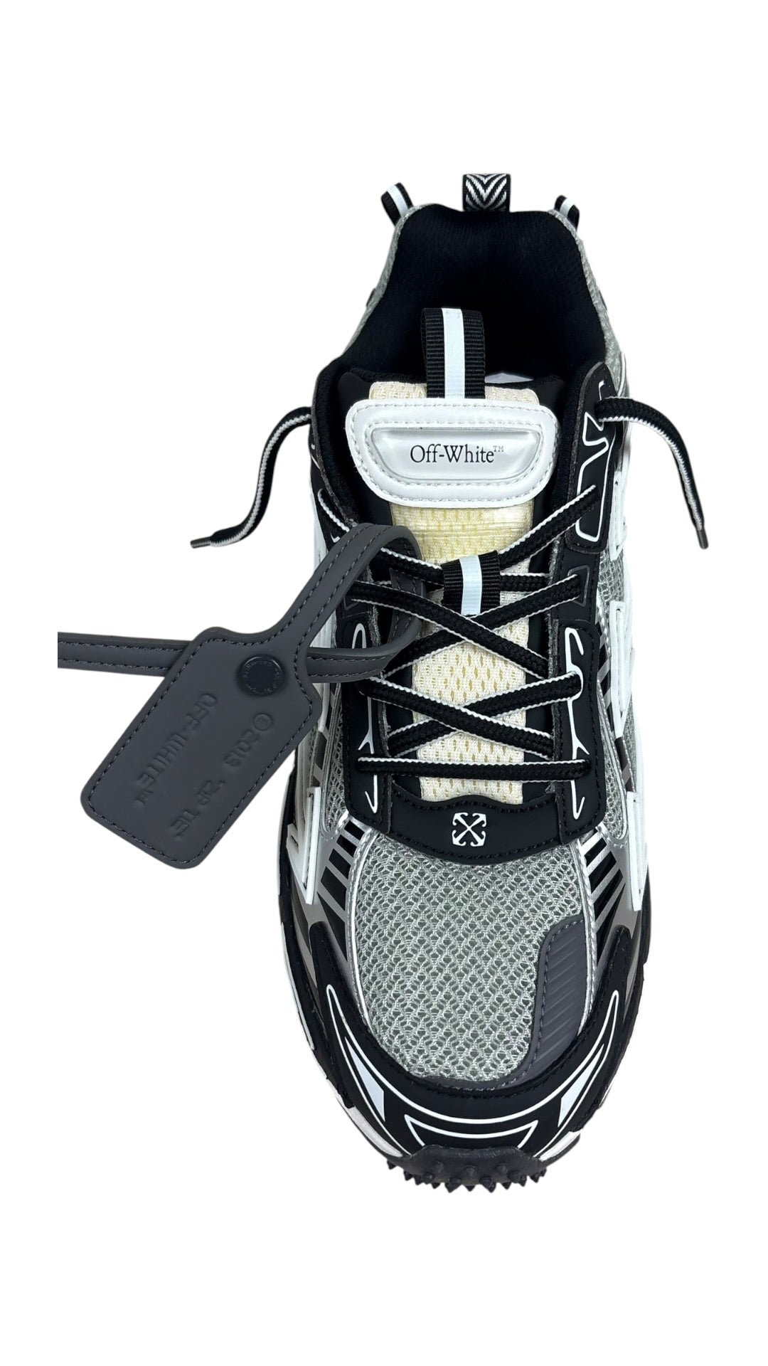 Sneakers Off-White Be Right Back gris clair noir - Neuf