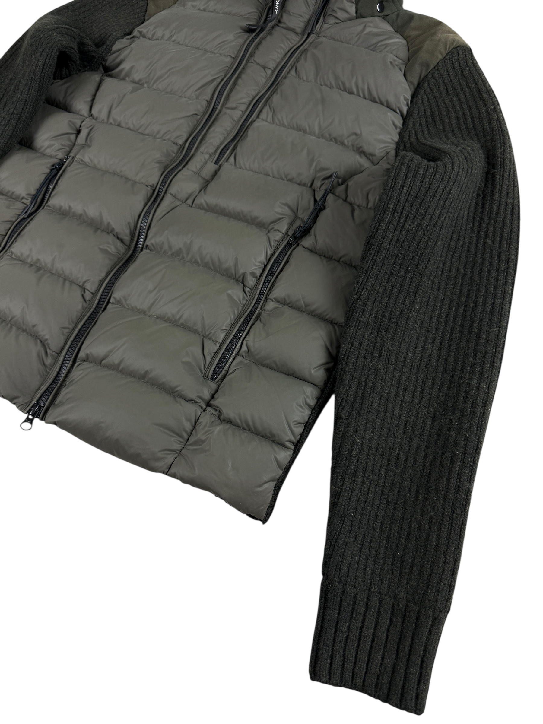VESTE C.P COMPANY GOGLE DOWN JACKET - KAKI - TAILLE M