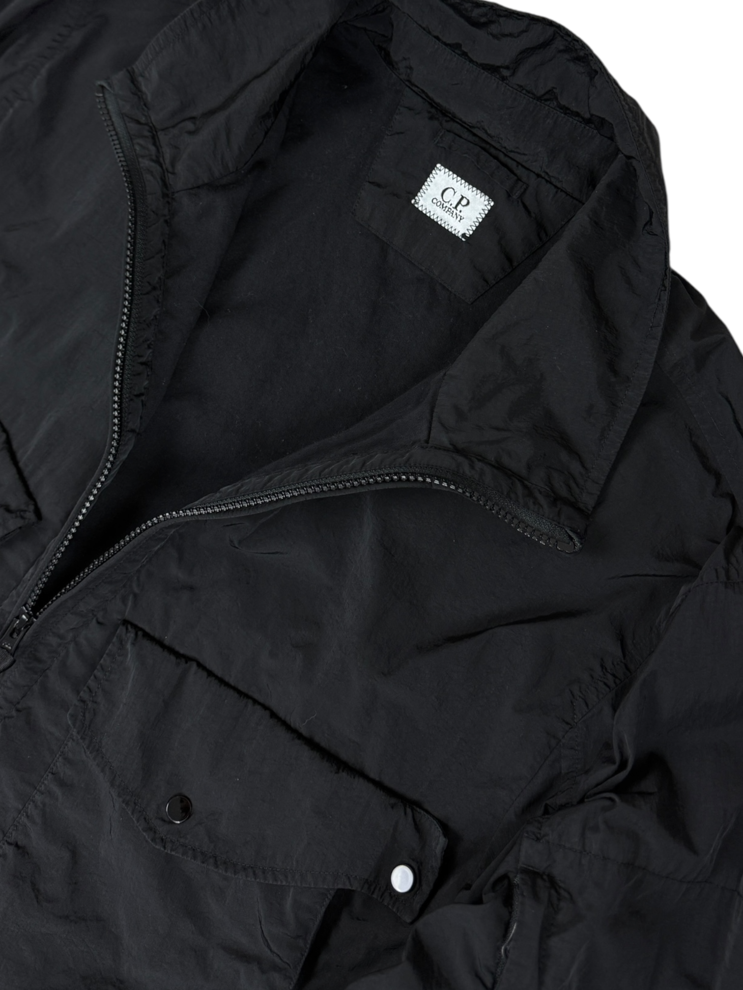 VESTE C.P COMPANY CHROME-R GARMENT DYEIND - NOIR - TAILLE L