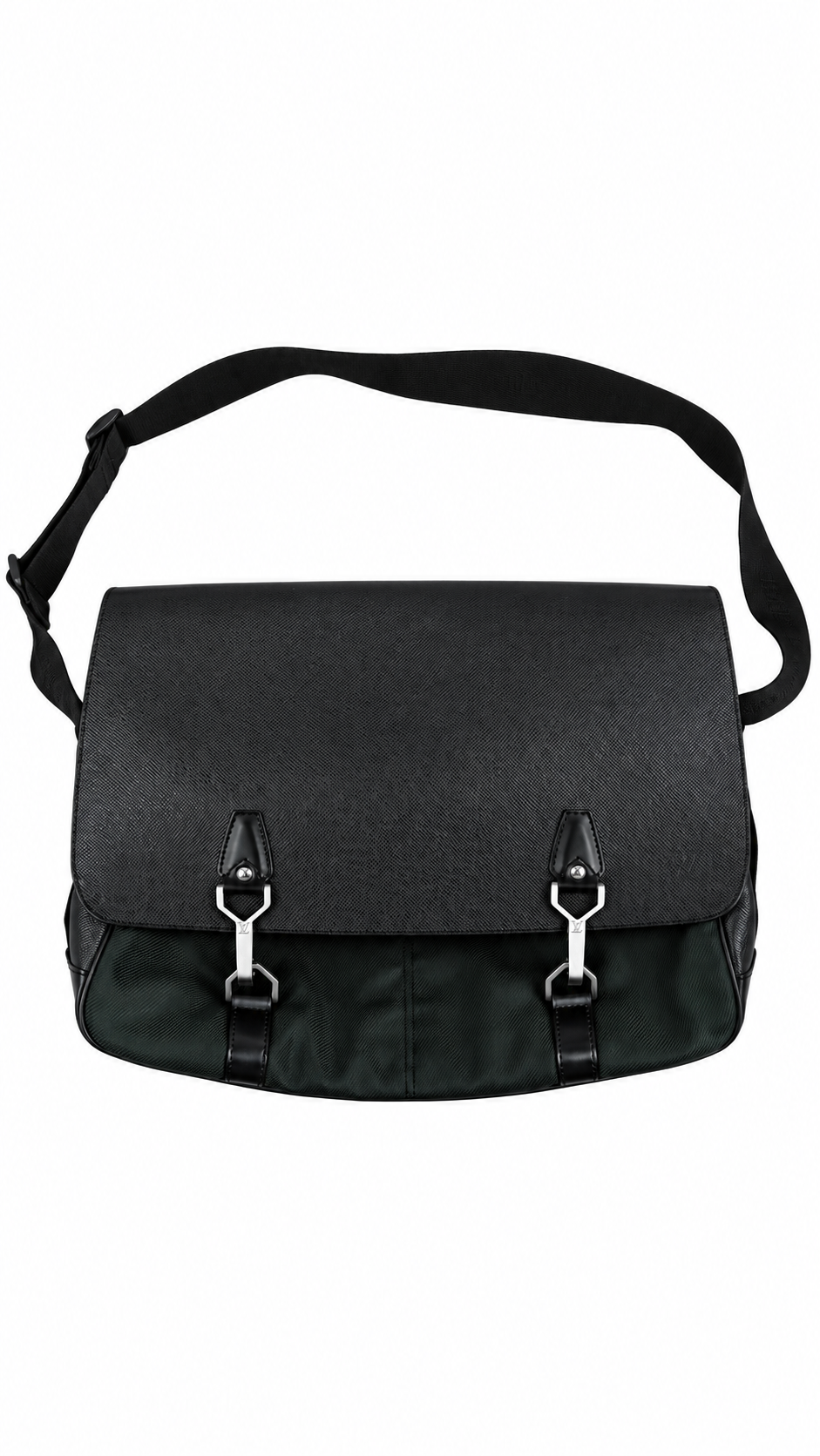 Sacoche Louis Vuitton Dersou Taïga - Noir / Vert - Taille UNI