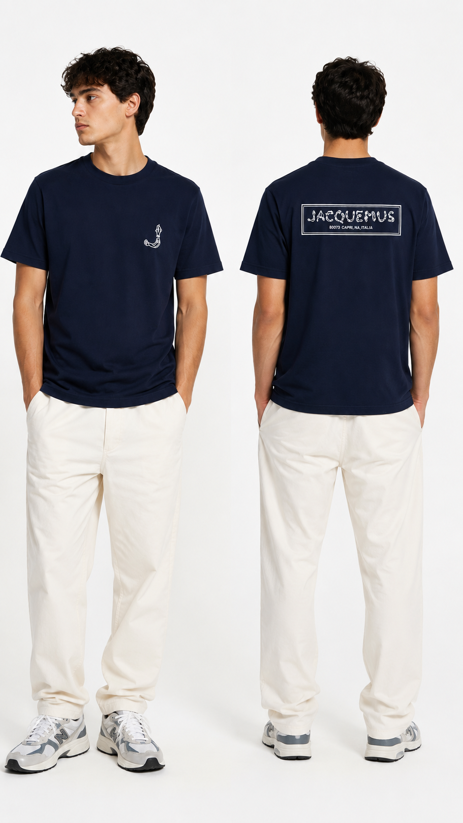 T-shirt Méru Jacquemus - Marine - Neuf