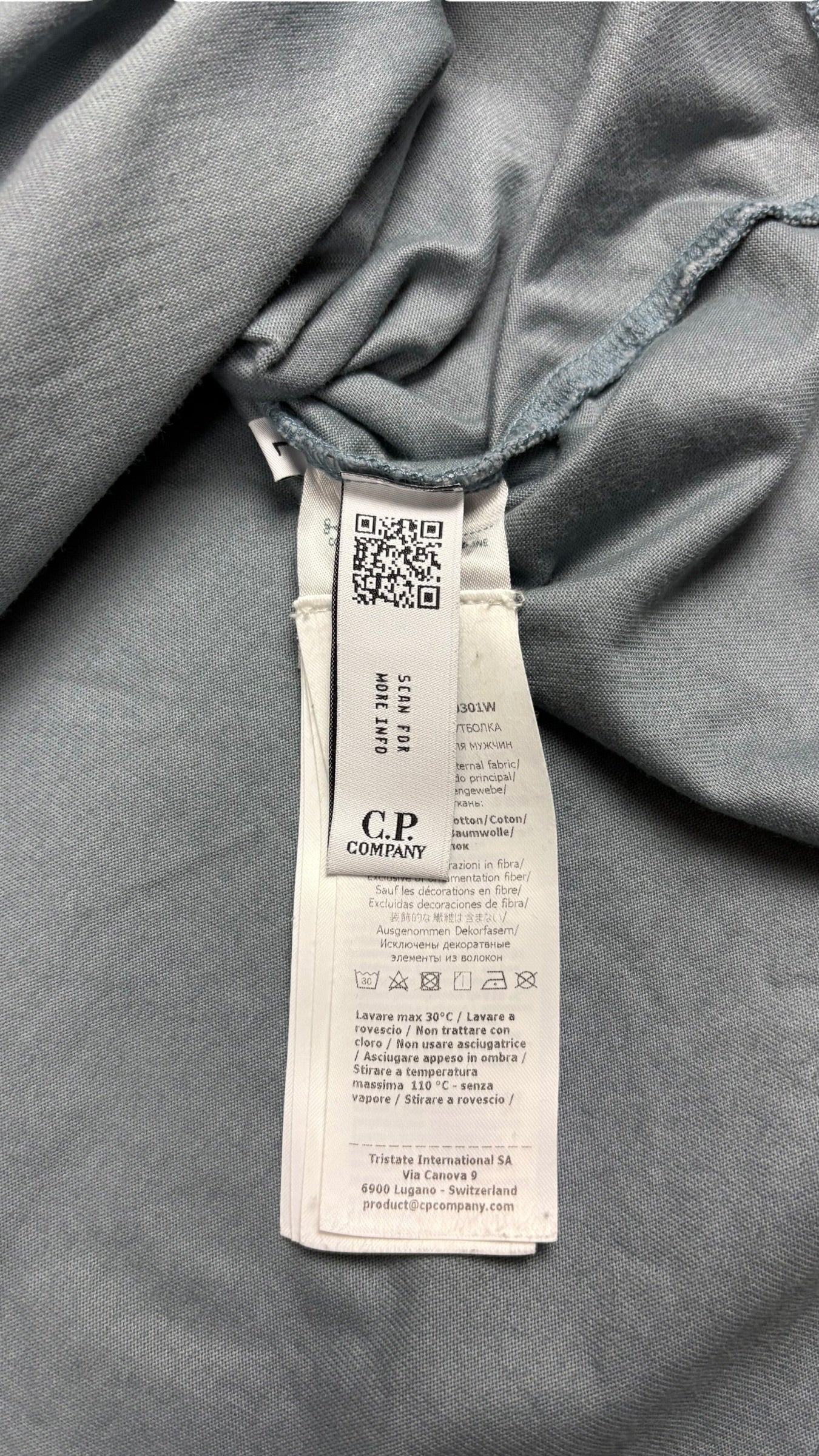 Tee-shirt C.P Company bleu taille L - vue 3/3