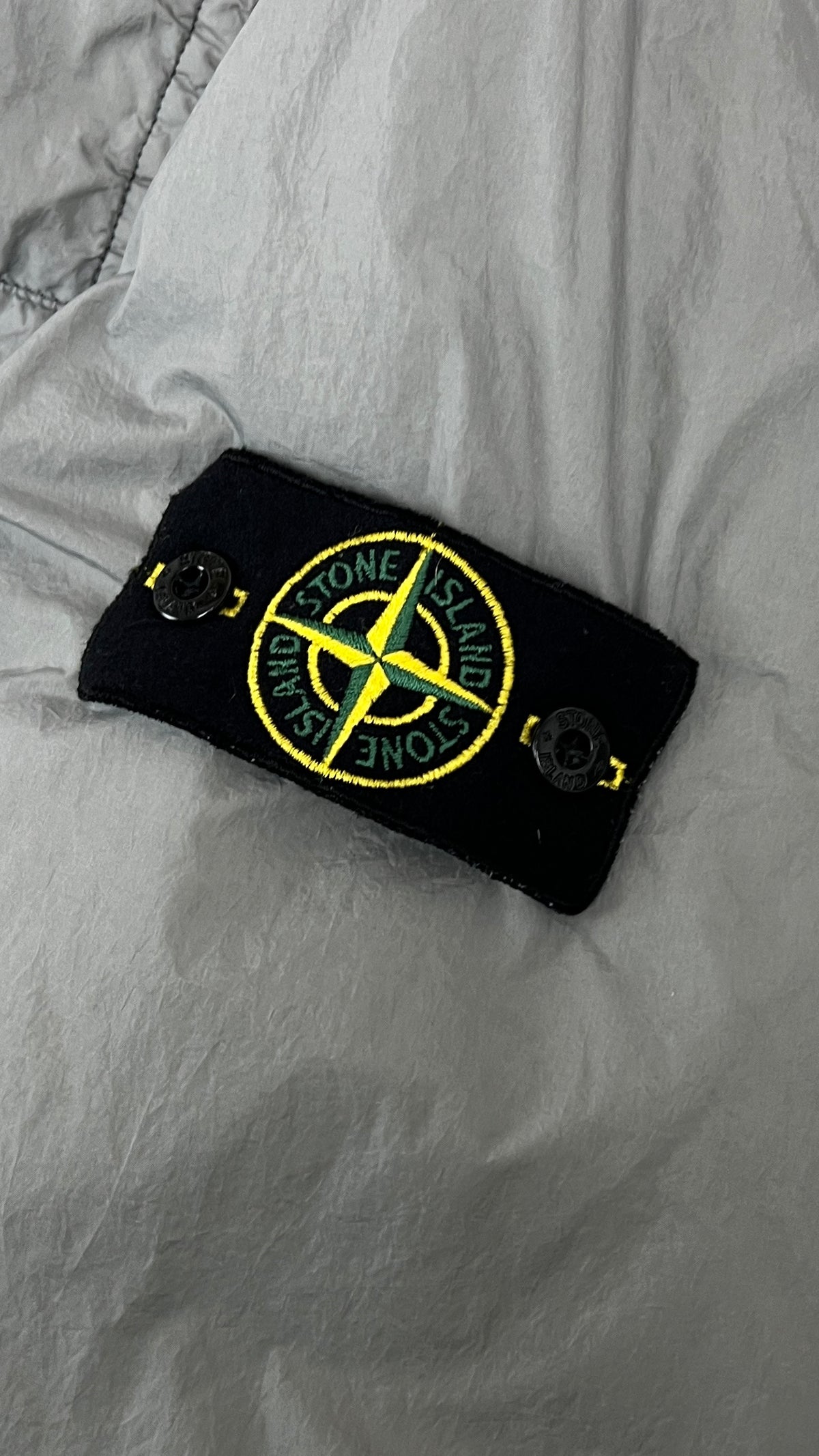 Veste Stone Island Garment Dyed Nylon Tela Quilted Vintage Gris Taille XL – photo complémentaire 2 – NB08 Shop